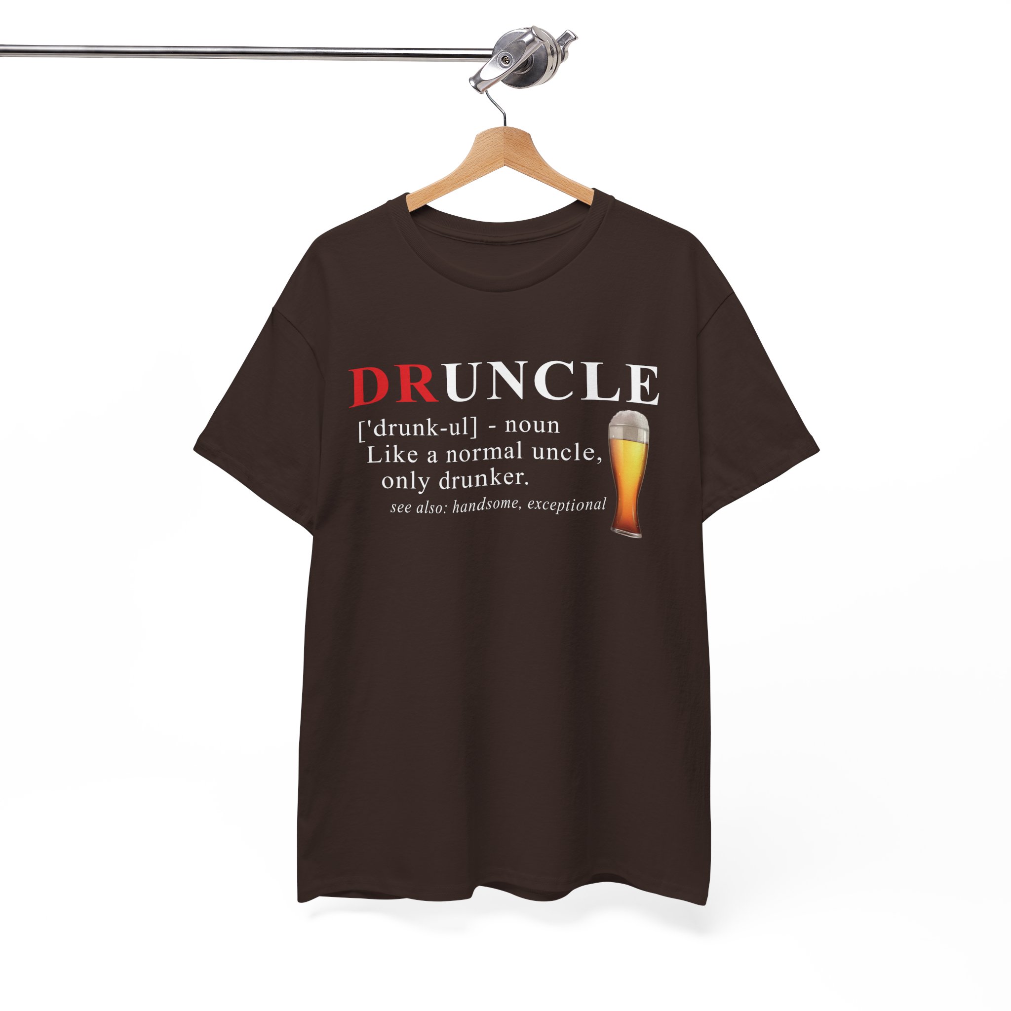 Druncle Definition Funny Beer Lover Uncle T-Shirt - Image 5
