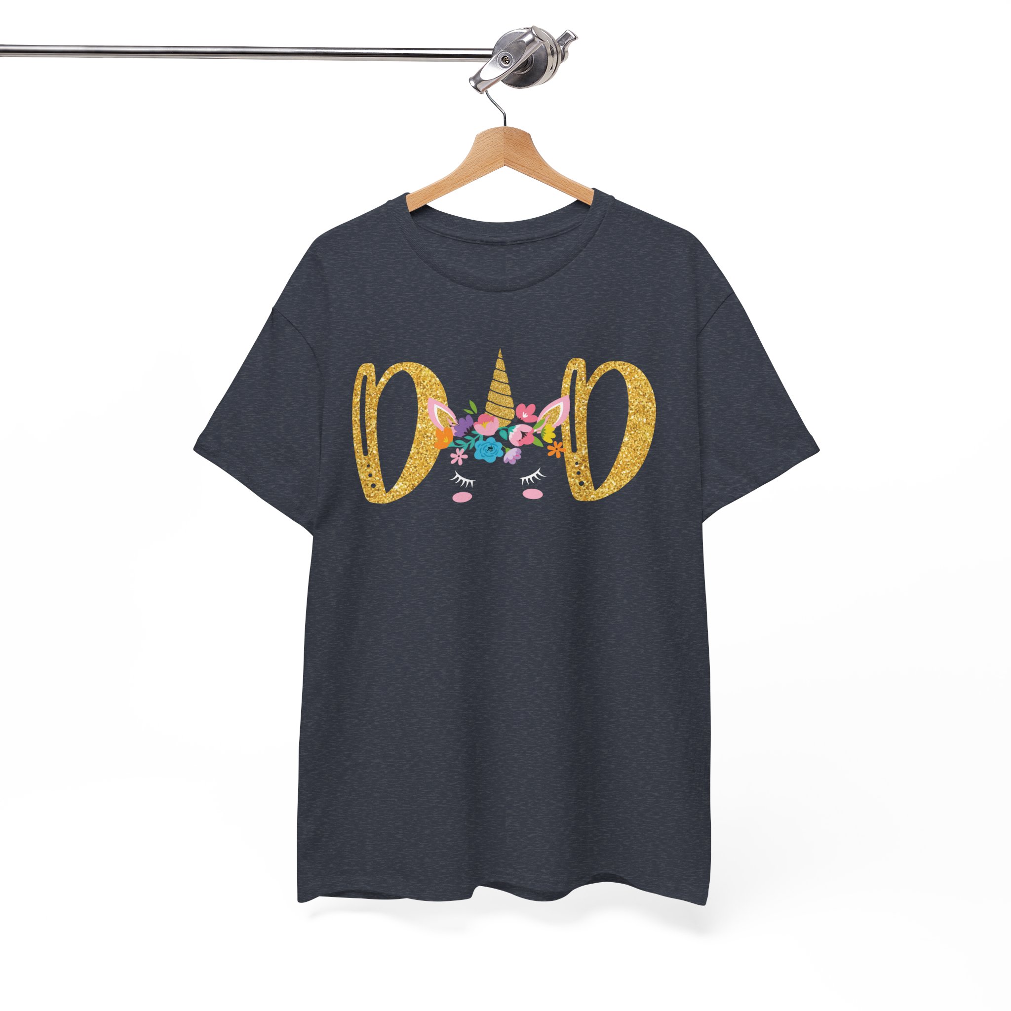 Unicorn Dad Father’s Day Gift T-Shirt - Image 12