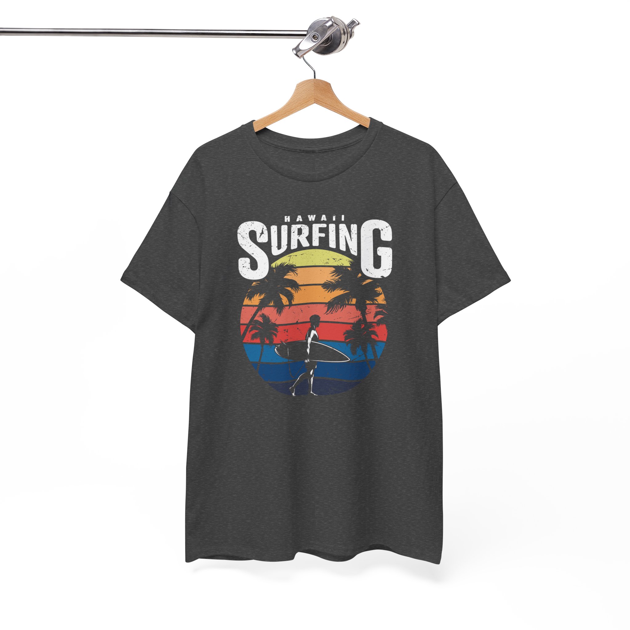 Hawaiian Sunset Surfing Vintage T-Shirt