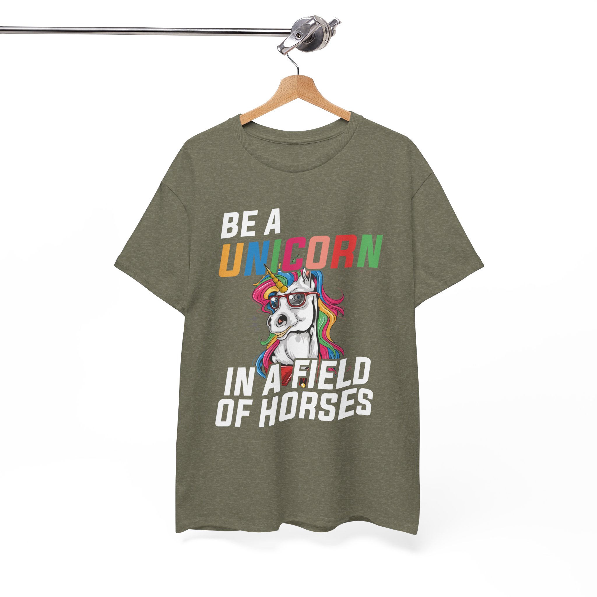 Be a Unicorn in a Field of Horses T-Shirt - Image 5