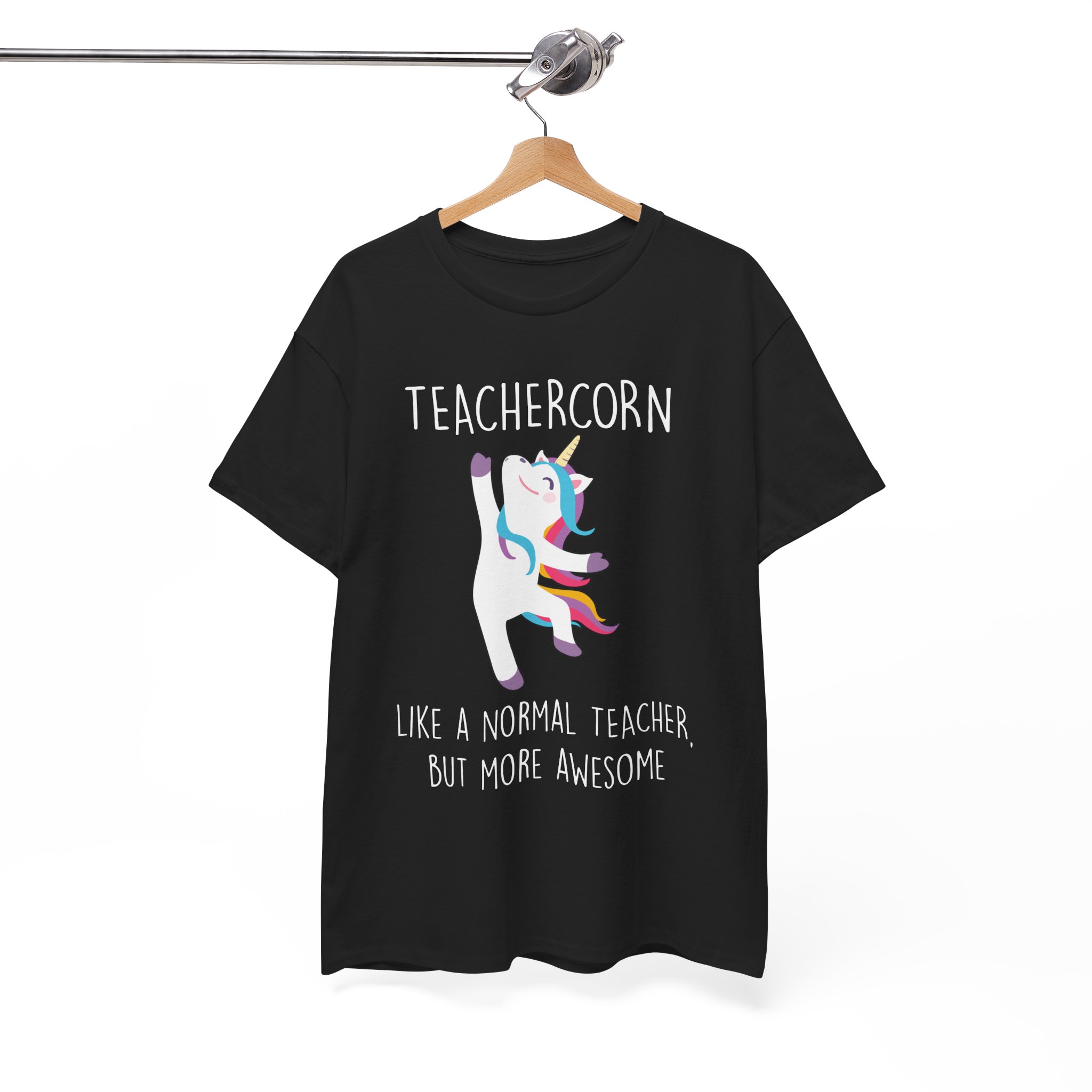 Like a Normal Teacher but More Awesome Unicorn T-Shirt - Image 2