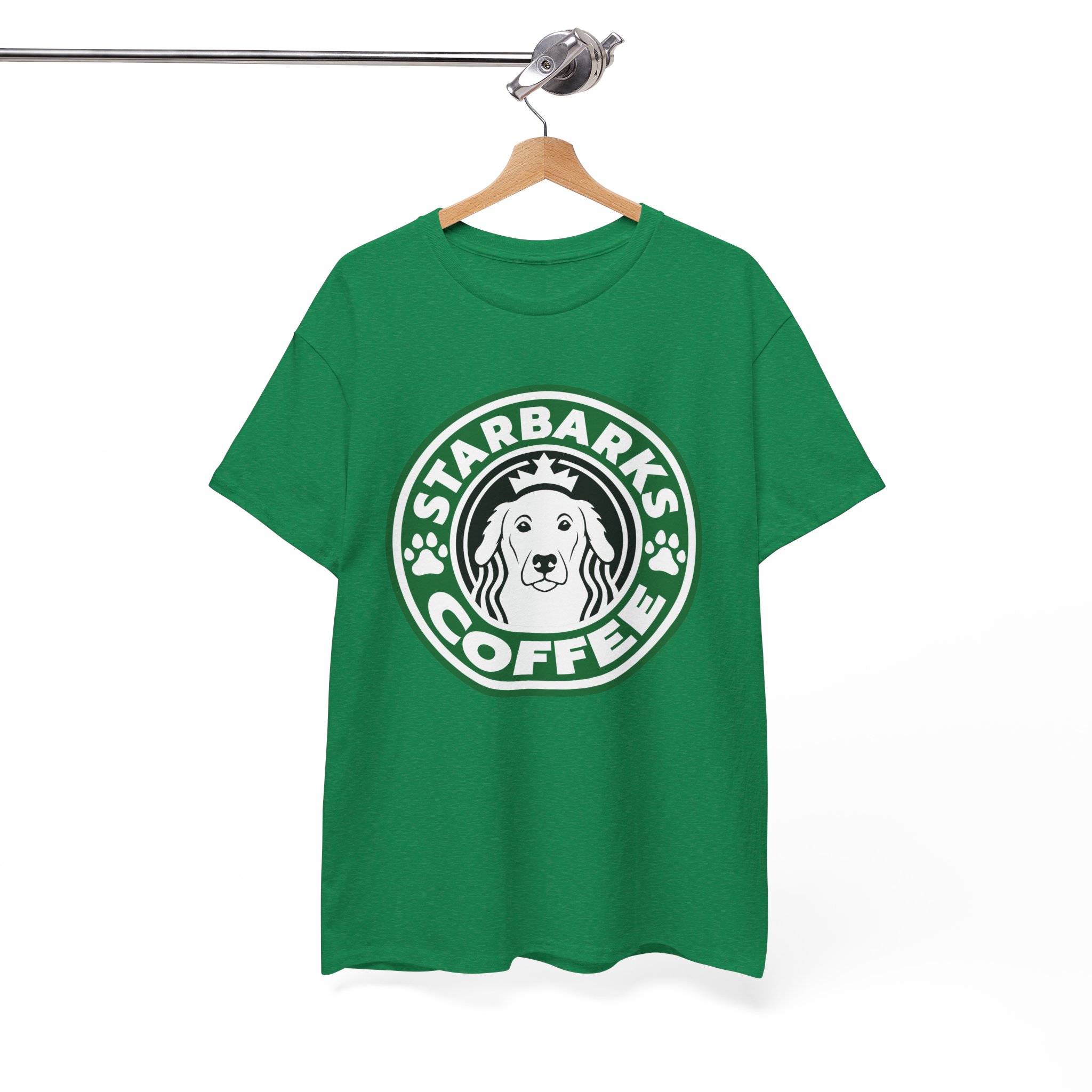 Starbarks Coffee Dog Lover T-Shirt - Image 7