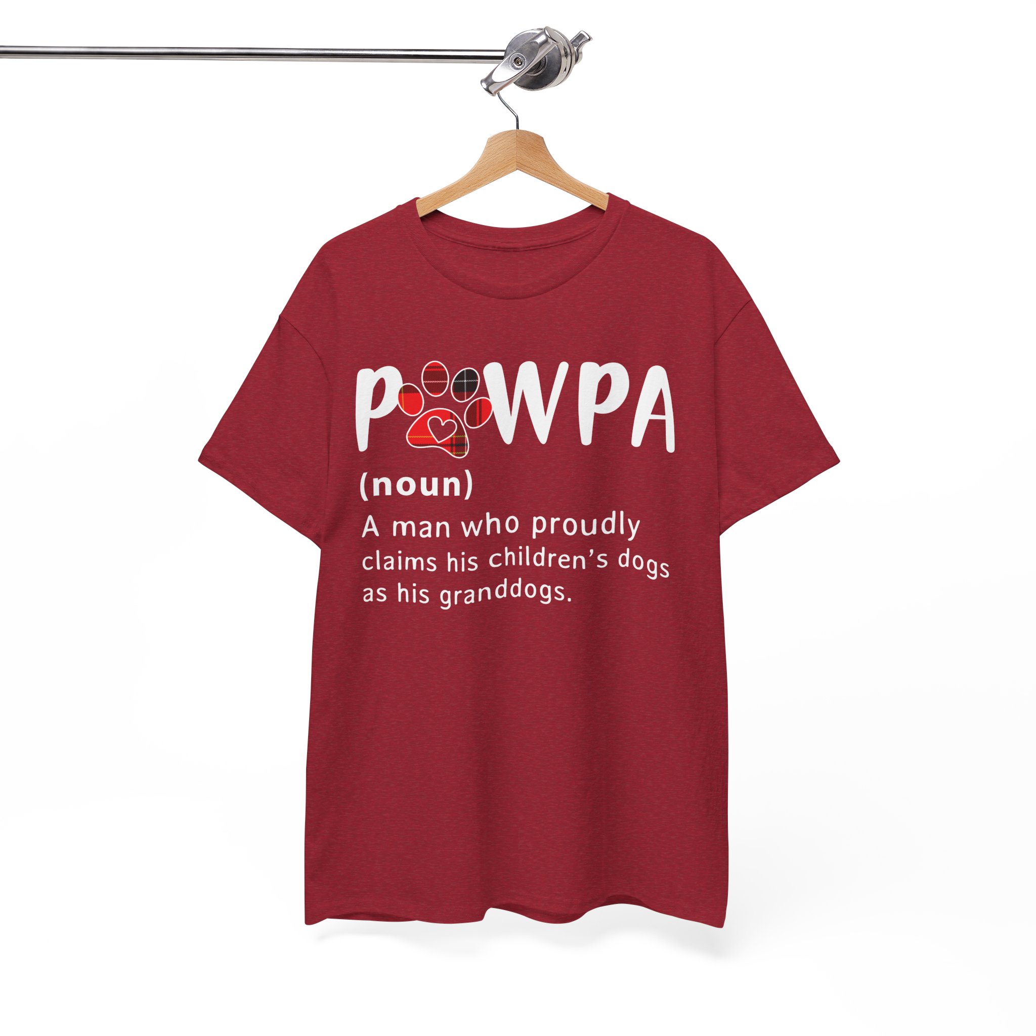 Pawpa Grandpa Dog Dad T-Shirt - Image 10