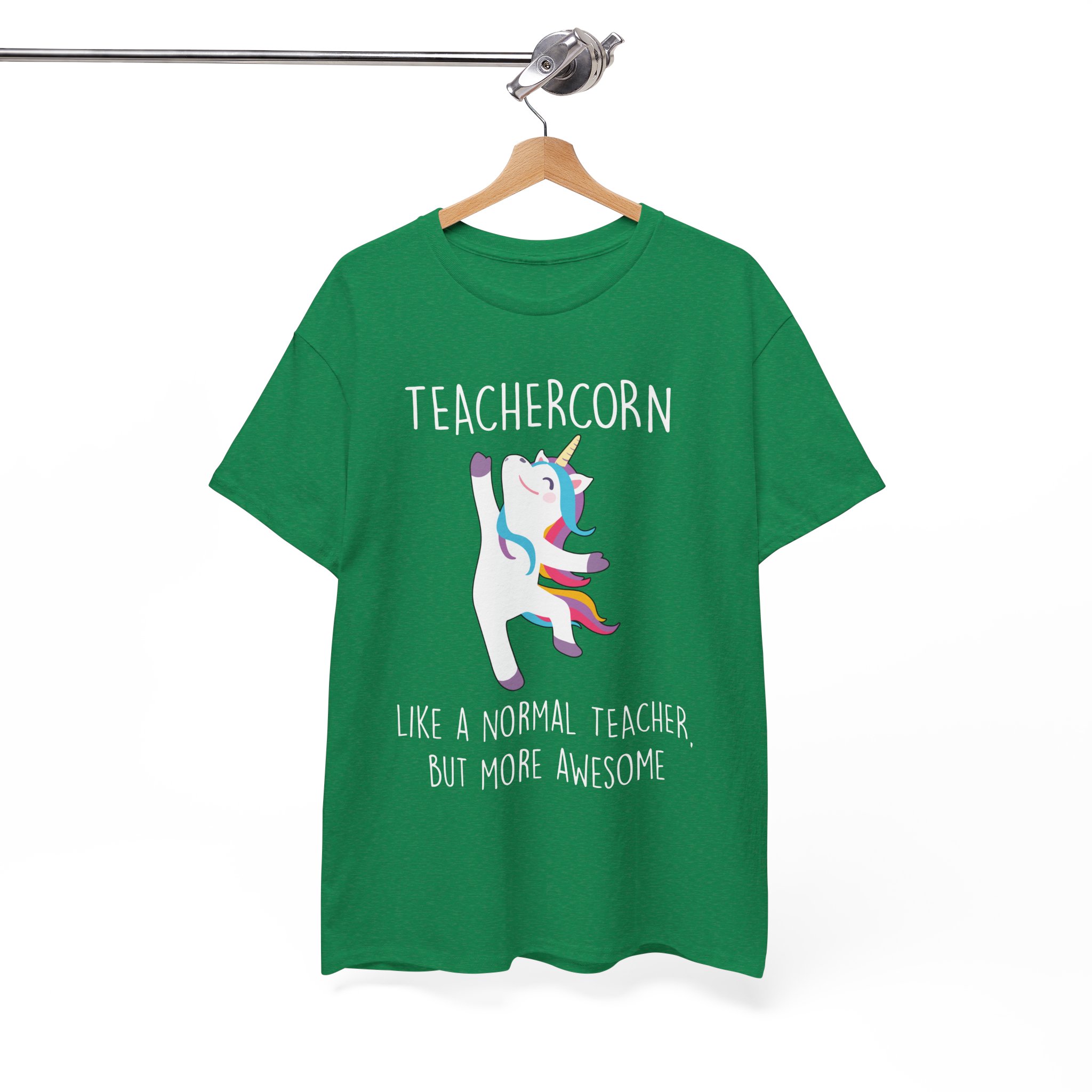 Like a Normal Teacher but More Awesome Unicorn T-Shirt - Image 6