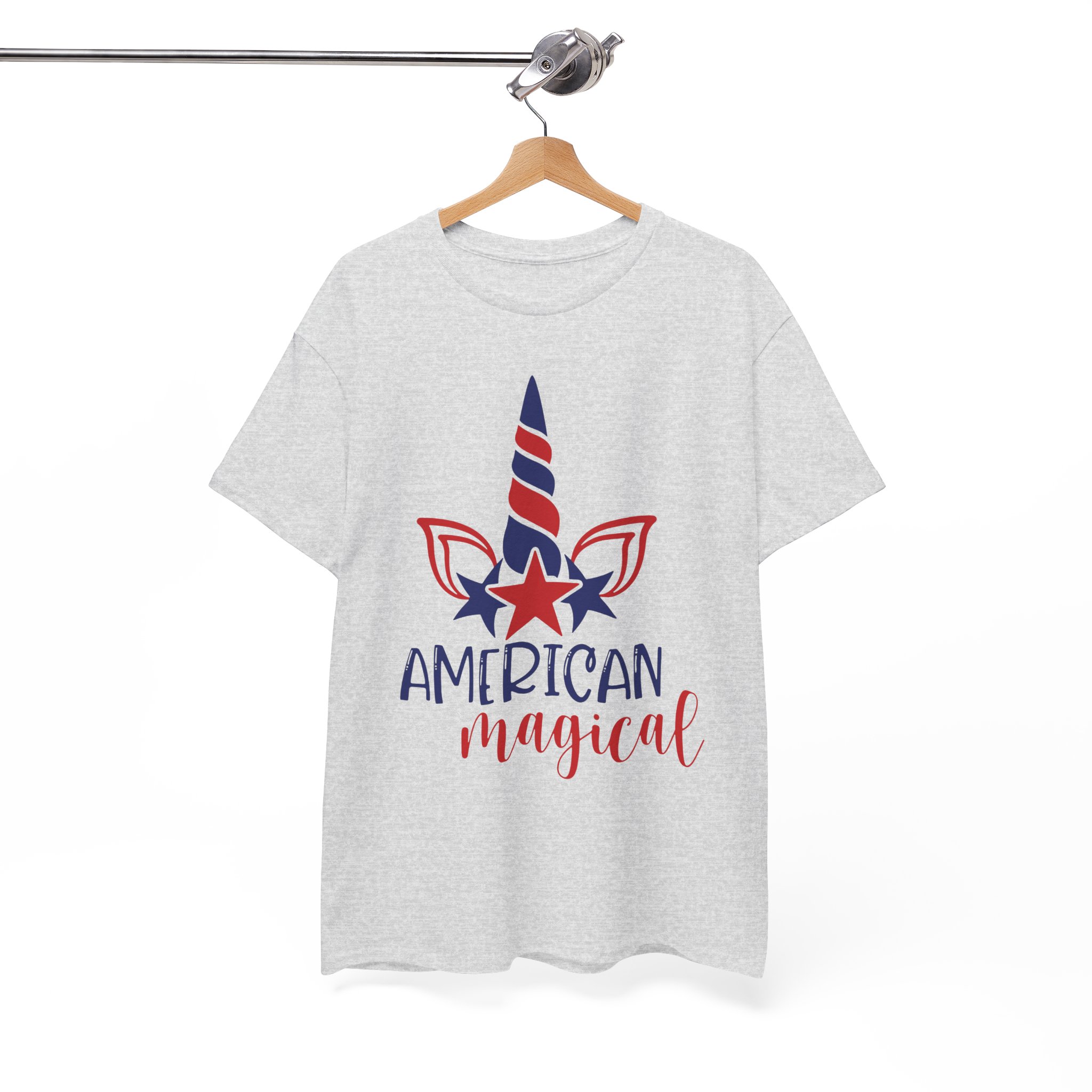 American Magical Unicorn Tee - Patriotic 4th of July Shirt