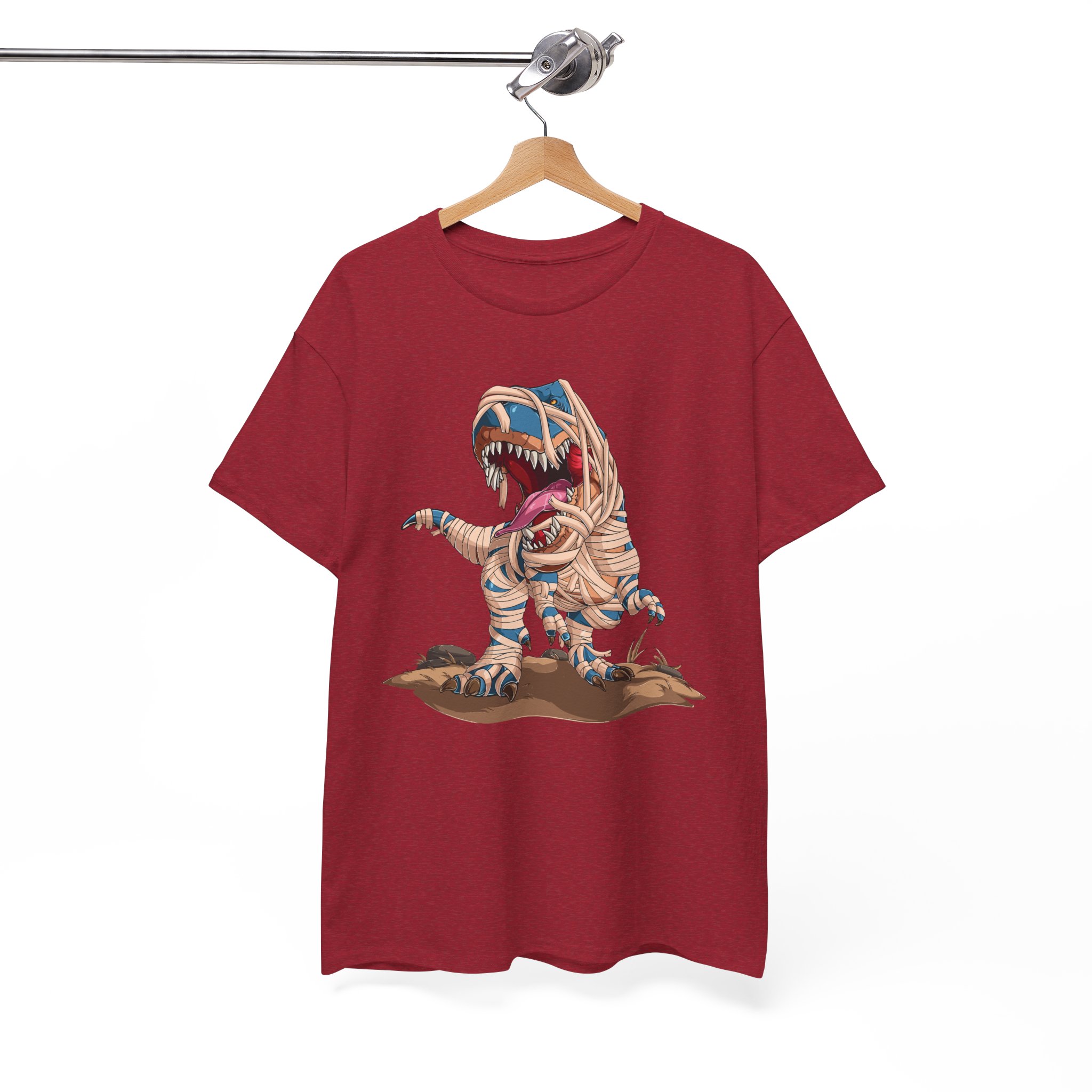 Dinosaur T-Rex Mummy Halloween Costume T‑Shirt - Image 12