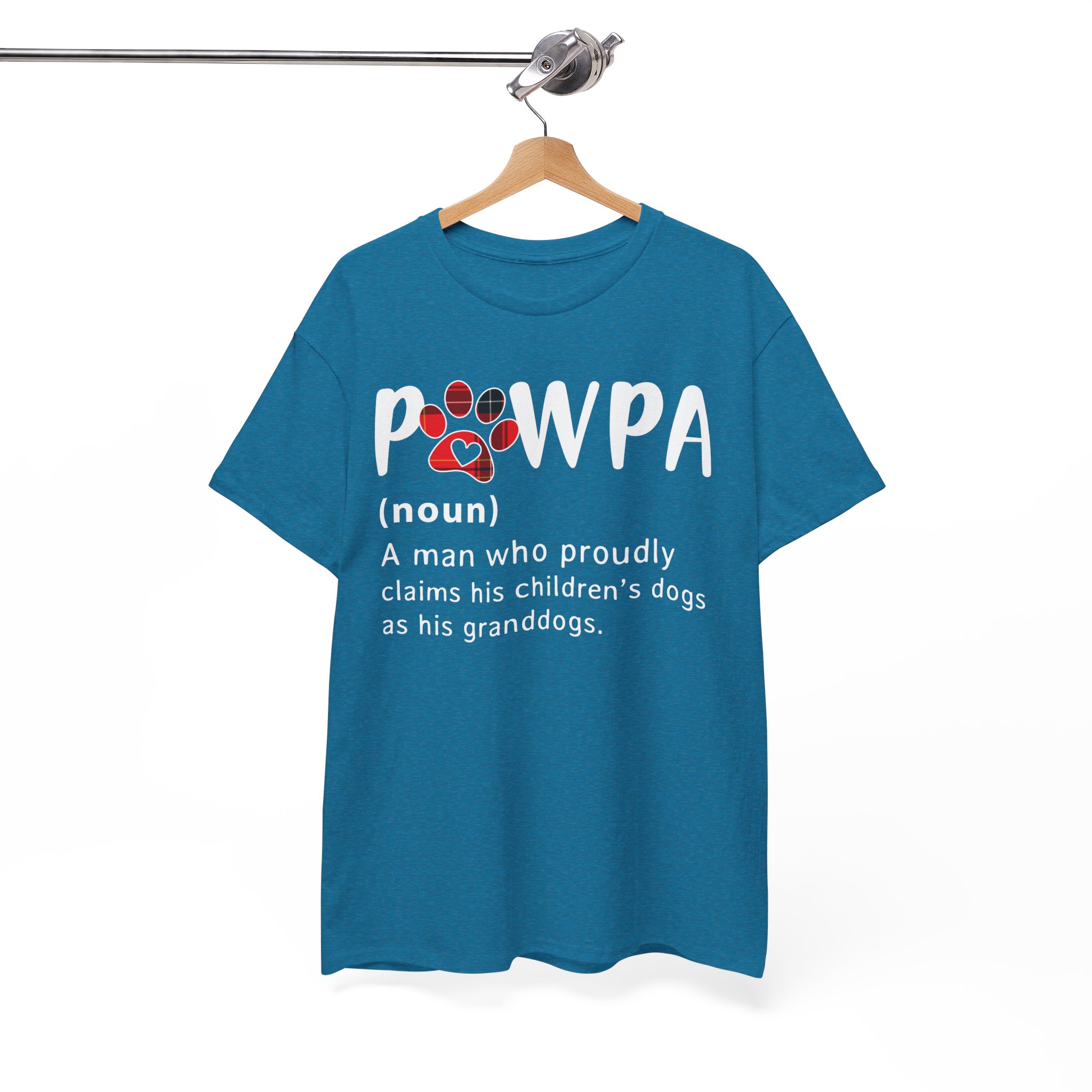 Pawpa Grandpa Dog Dad T-Shirt - Image 6