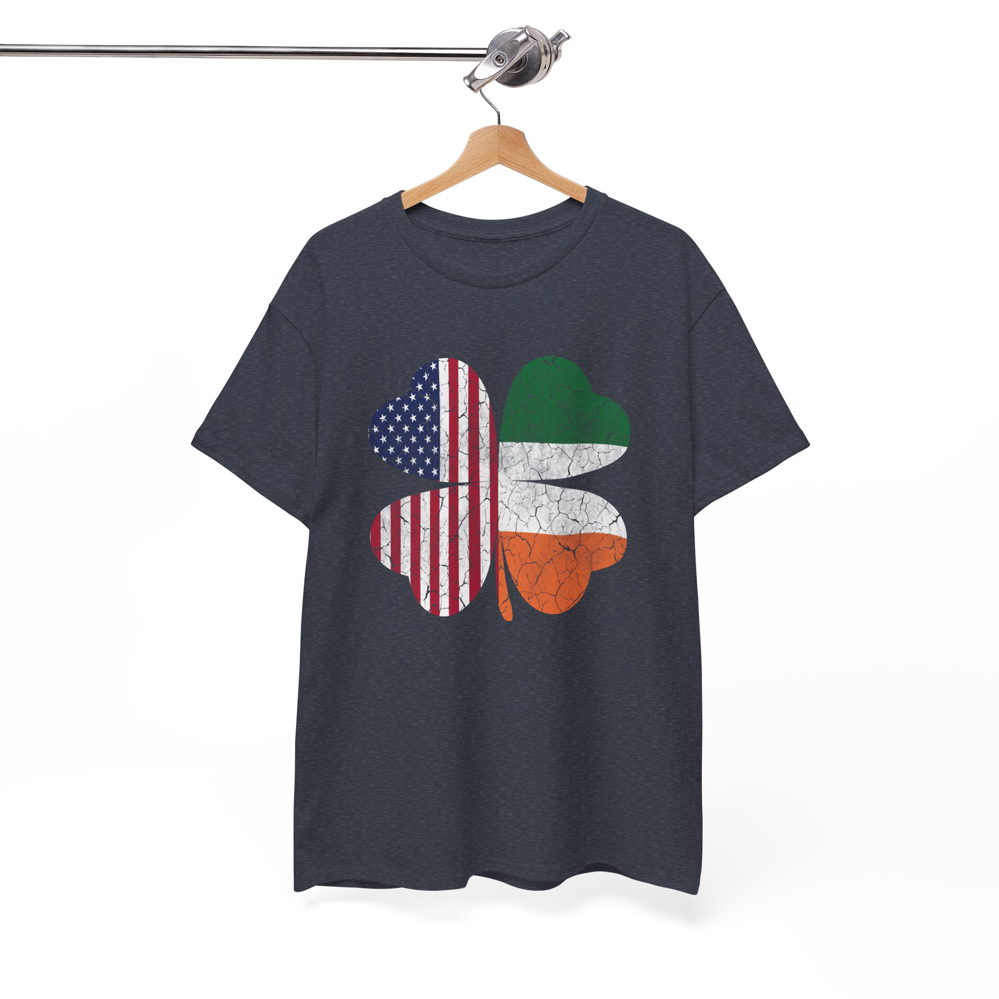 St. Patrick's Irish American Shamrock T-Shirt - Image 6