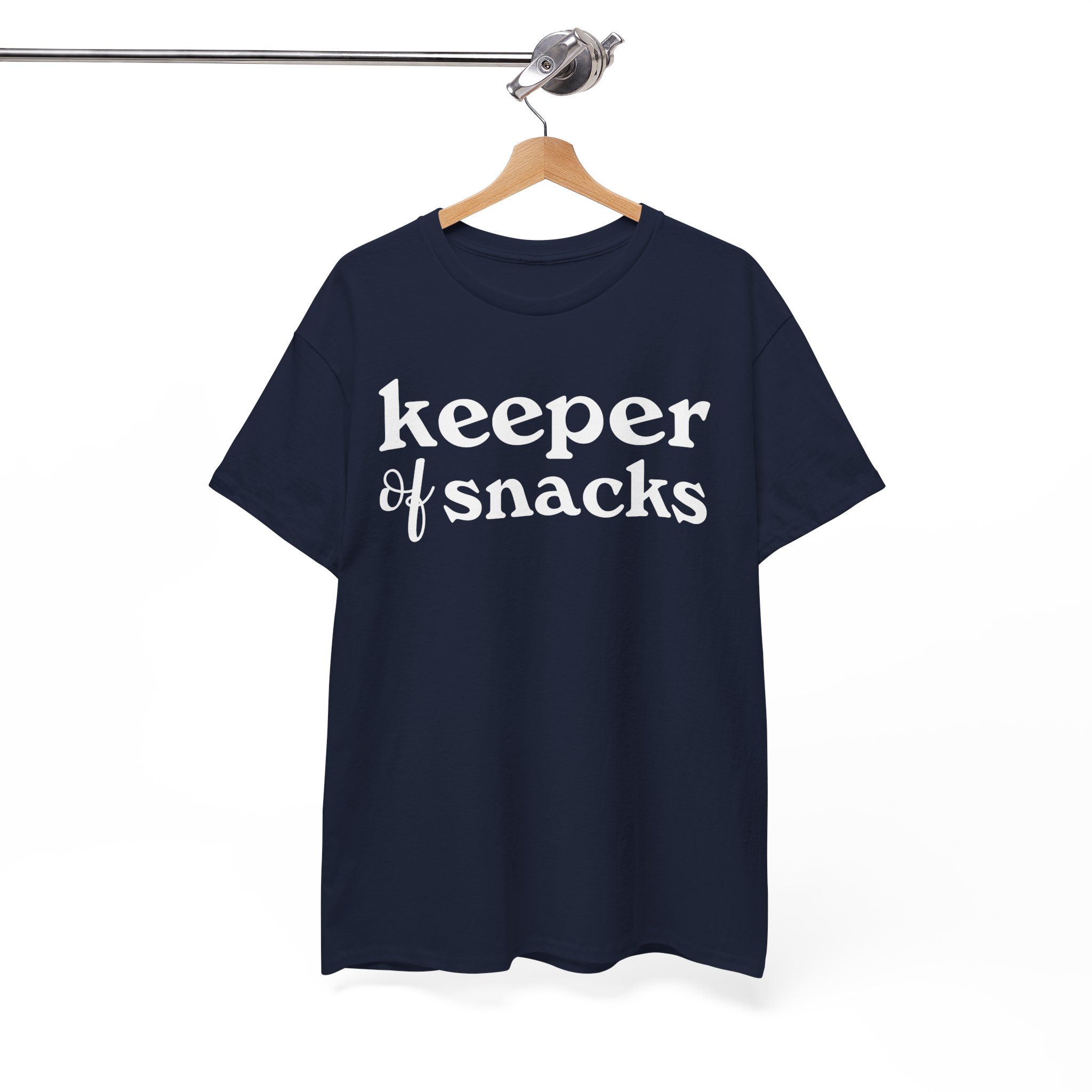 Keeper of Snacks Funny Snack Lover Tee - Image 8