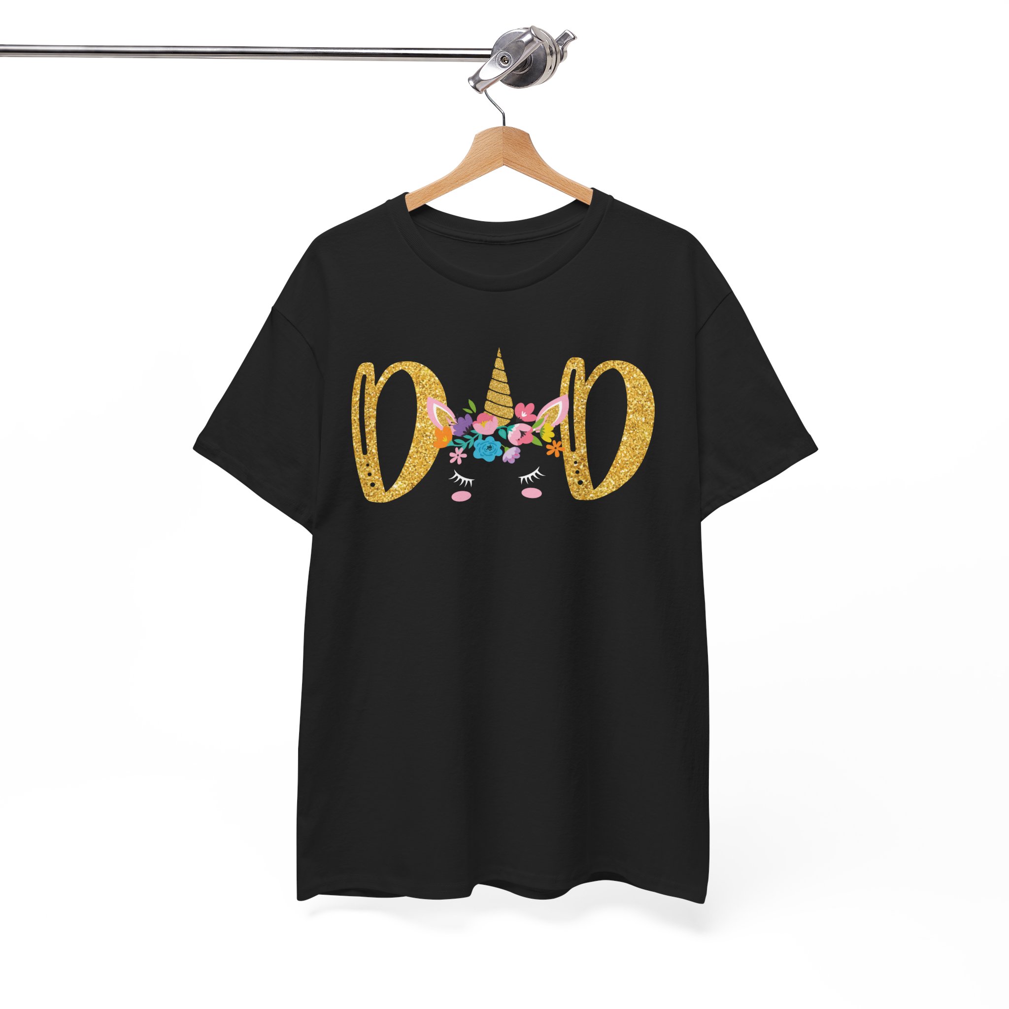 Unicorn Dad Father’s Day Gift T-Shirt - Image 5