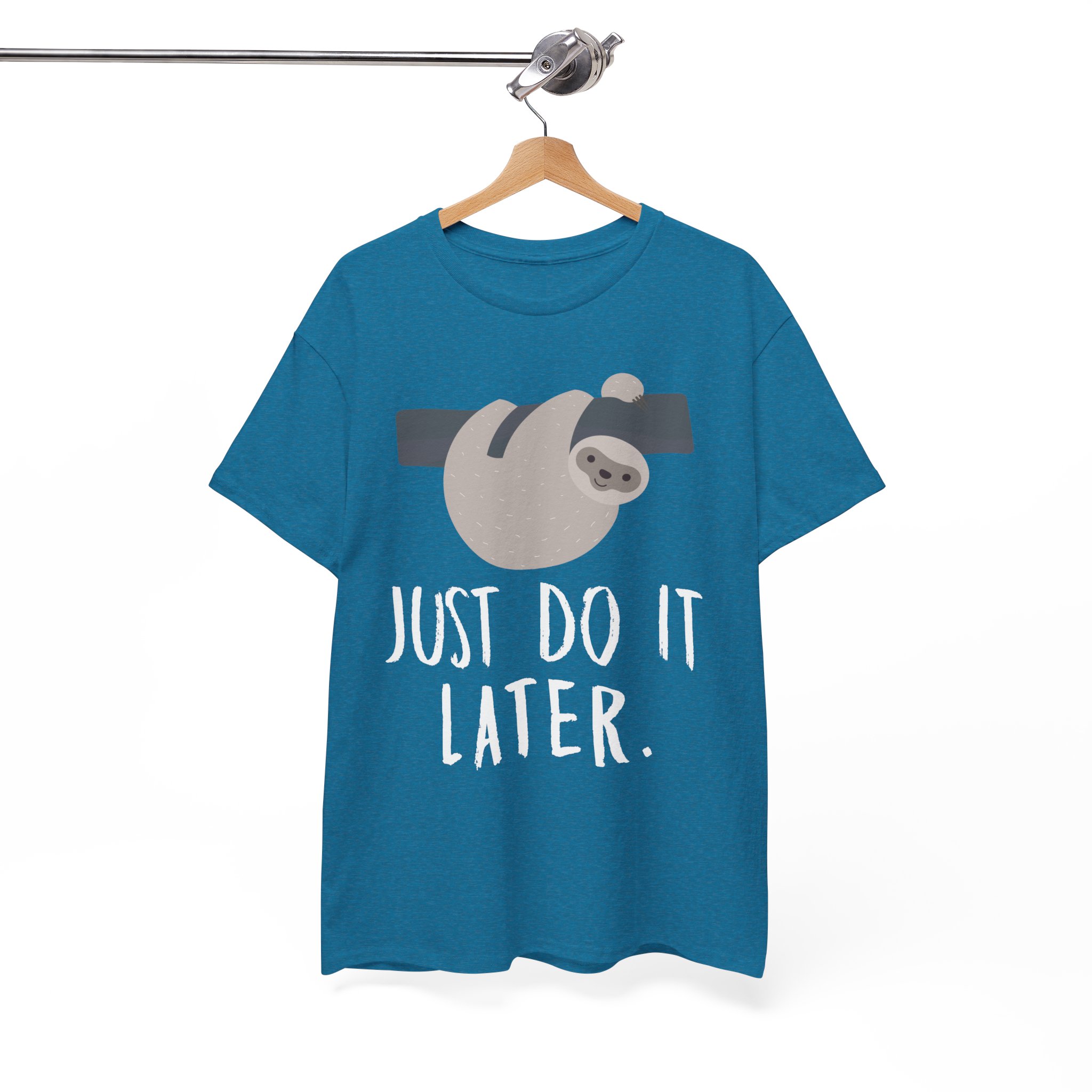 Just Do It Later Sloth T-Shirt - Image 6