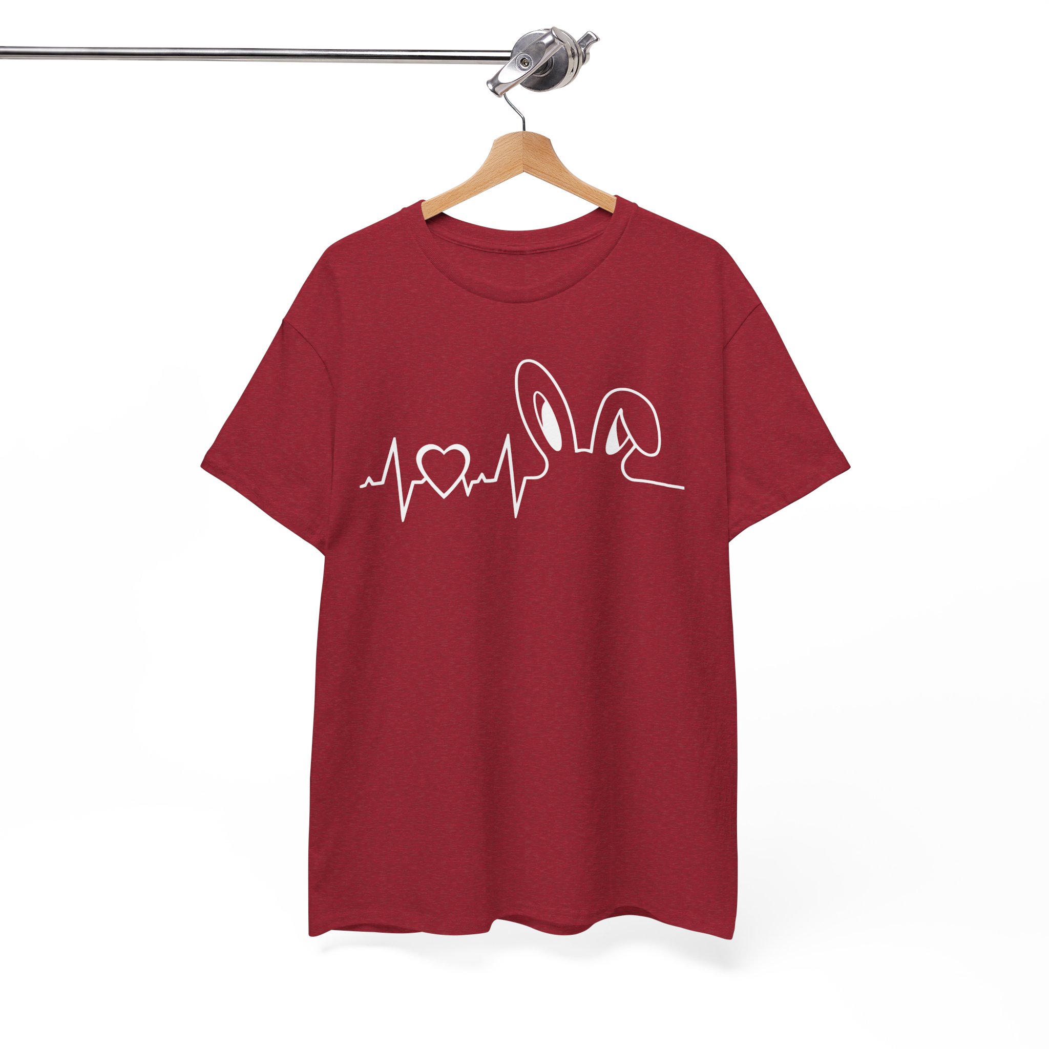 Bunny Heartbeat T‑Shirt for Pet Lover Tee - Image 11