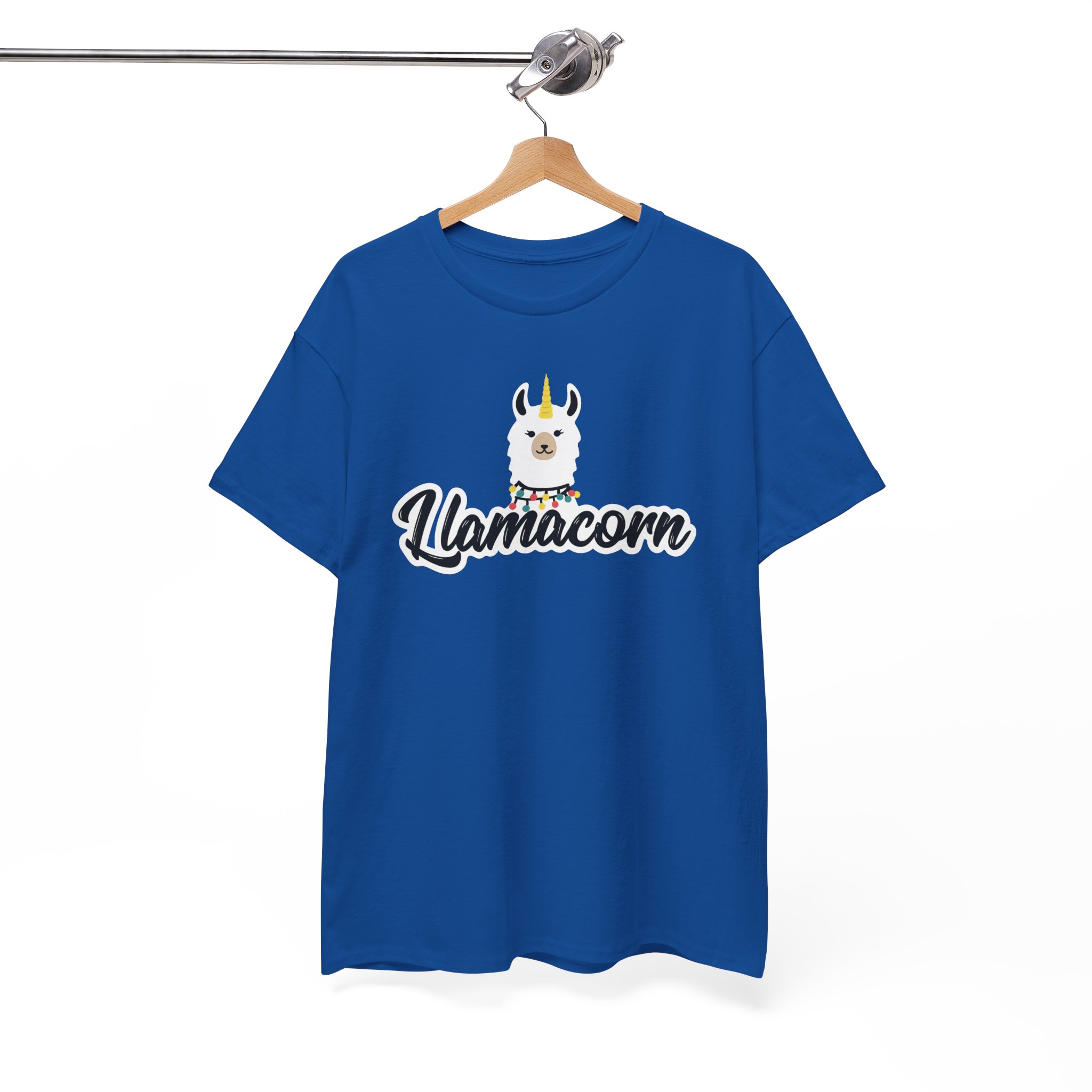 Llamacorn Graphic Tee - Cute Llama Unicorn Shirt - Image 7