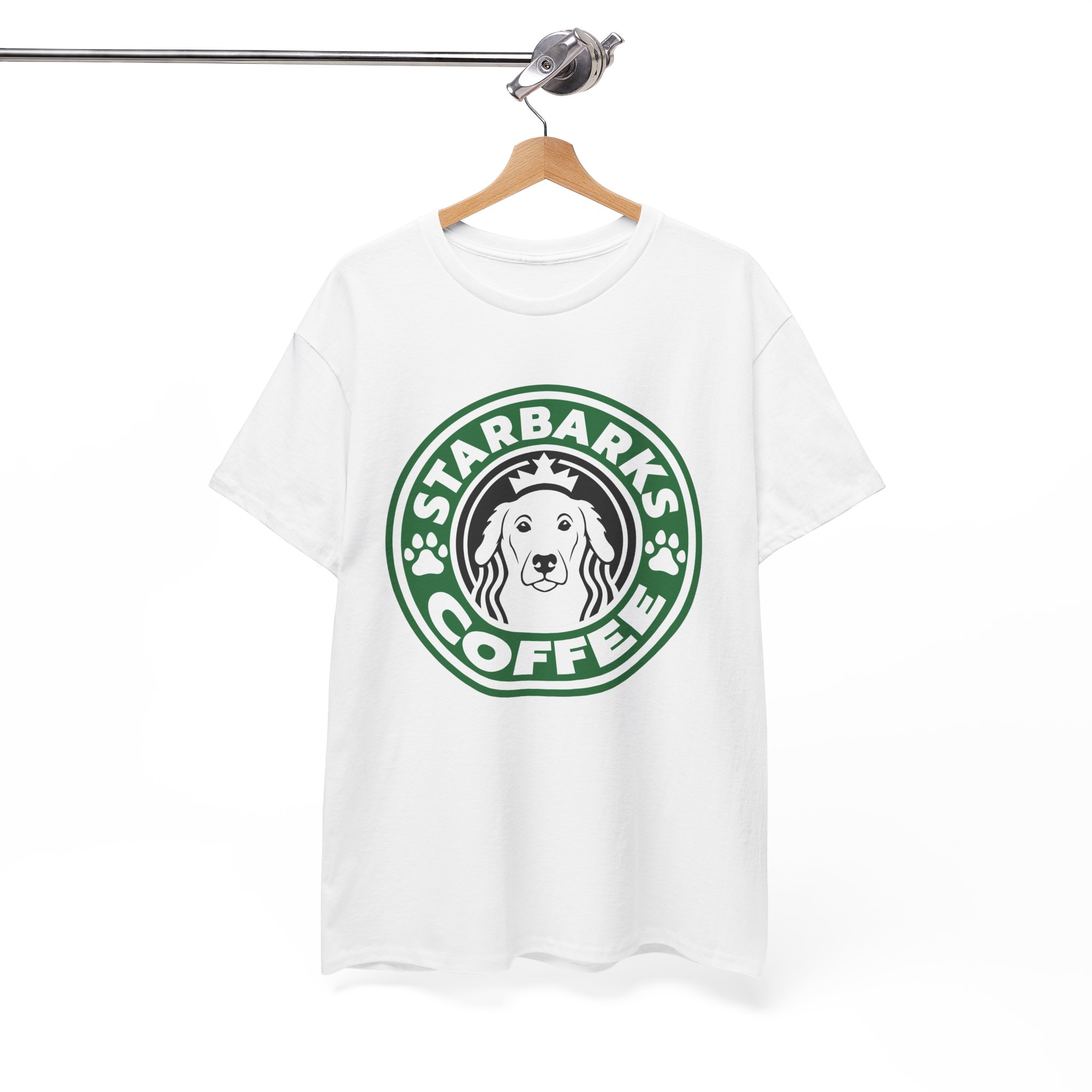 Starbarks Coffee Dog Lover T-Shirt - Image 5