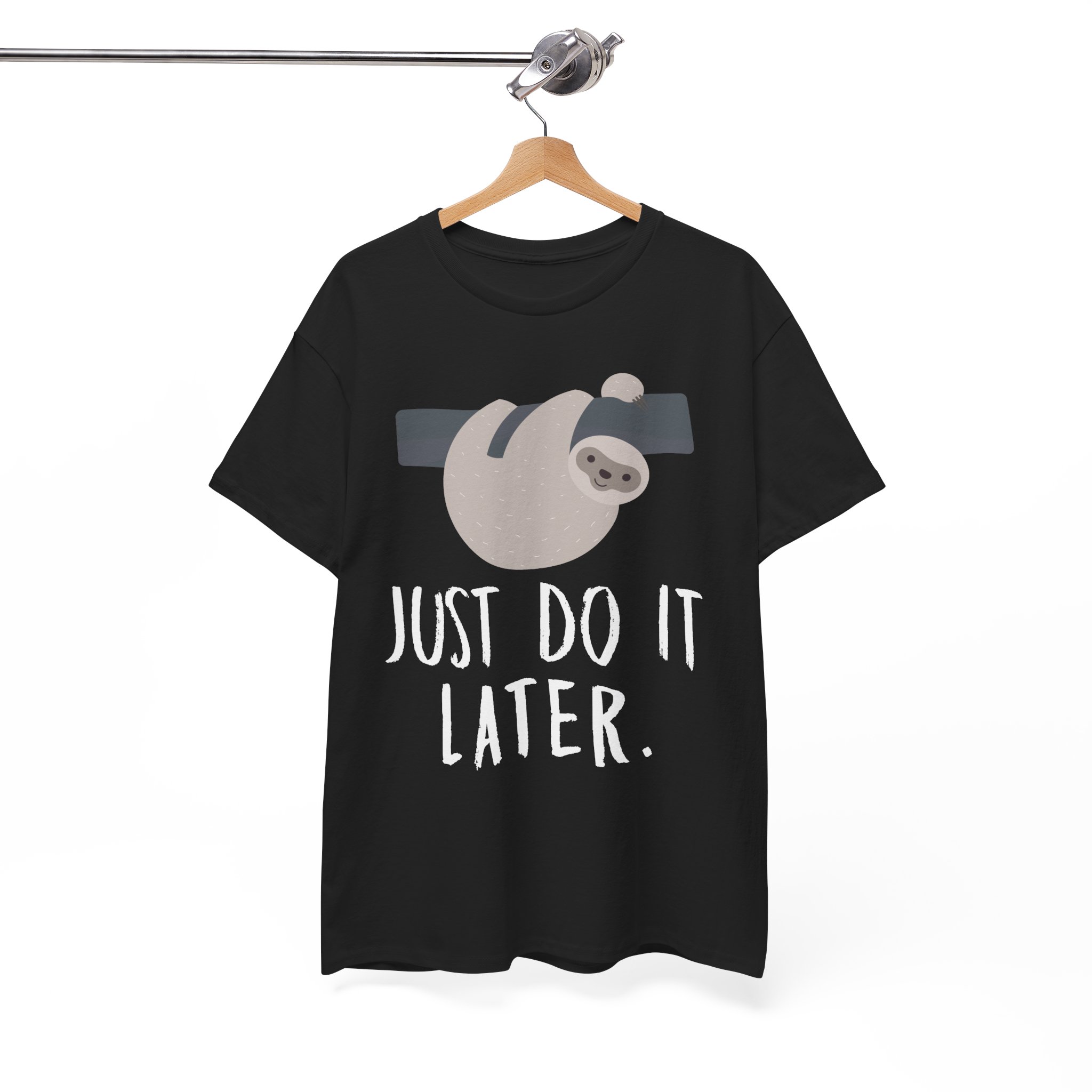 Just Do It Later Sloth T-Shirt - Image 3