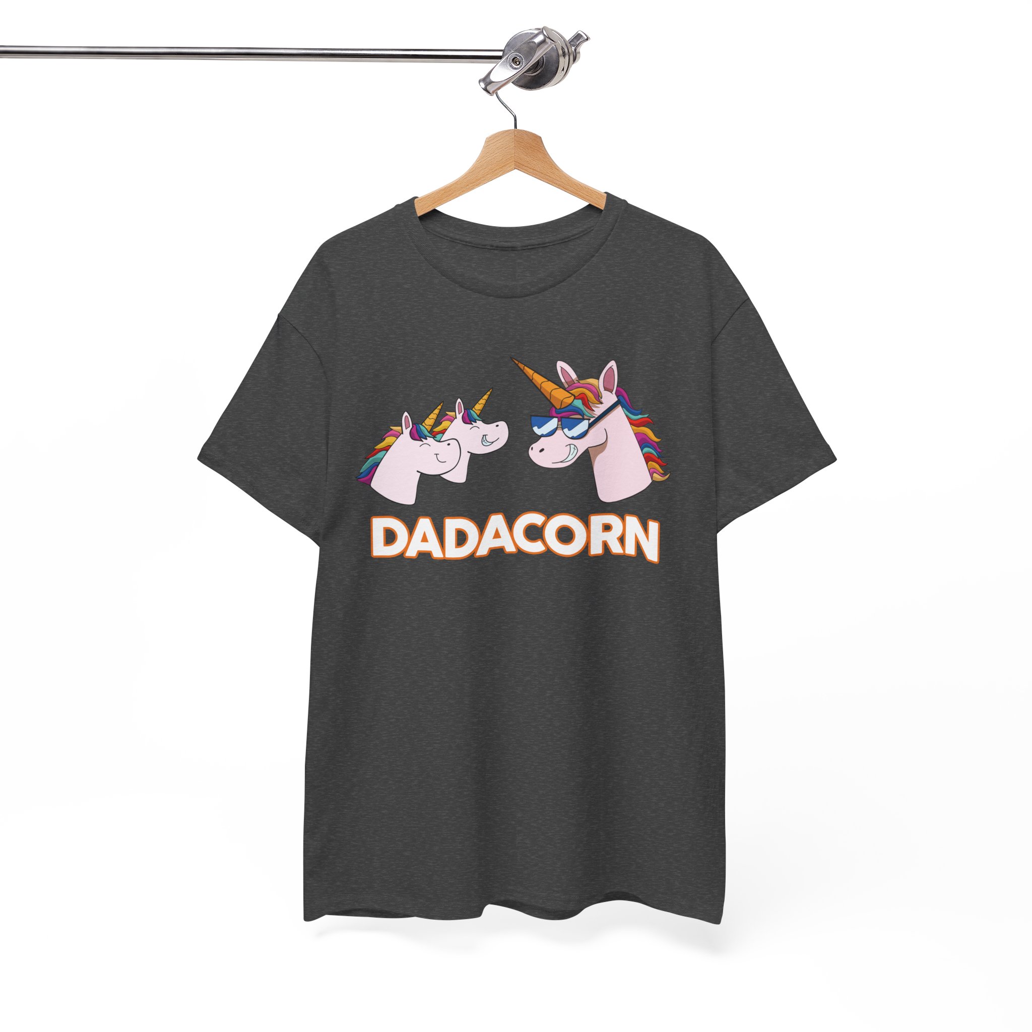 Dadacorn Cute Dad Unicorn Tee for Father’s Day - Image 9