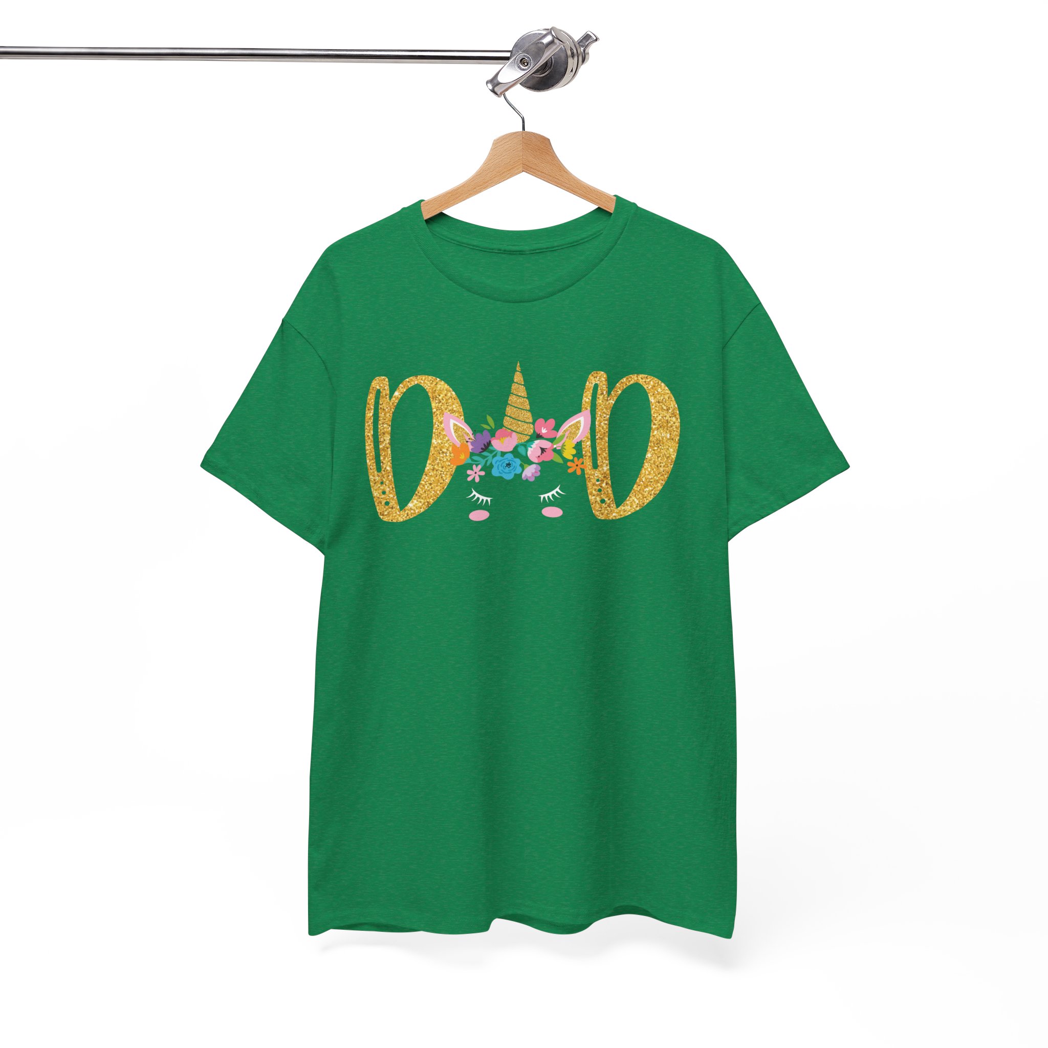 Unicorn Dad Father’s Day Gift T-Shirt - Image 8