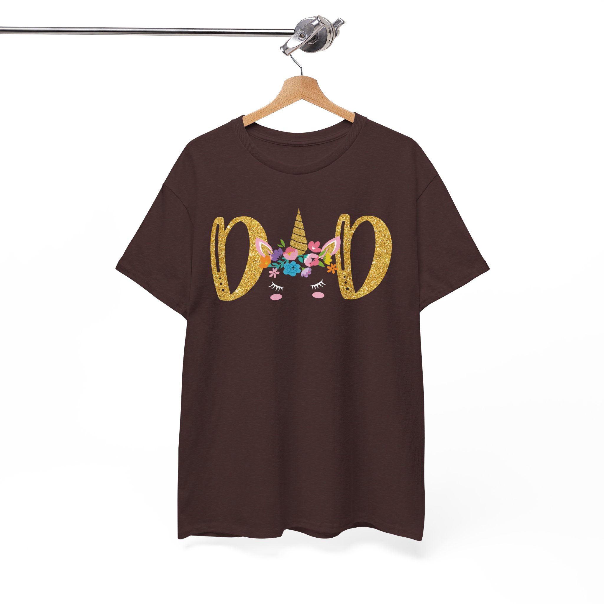 Unicorn Dad Father’s Day Gift T-Shirt - Image 4