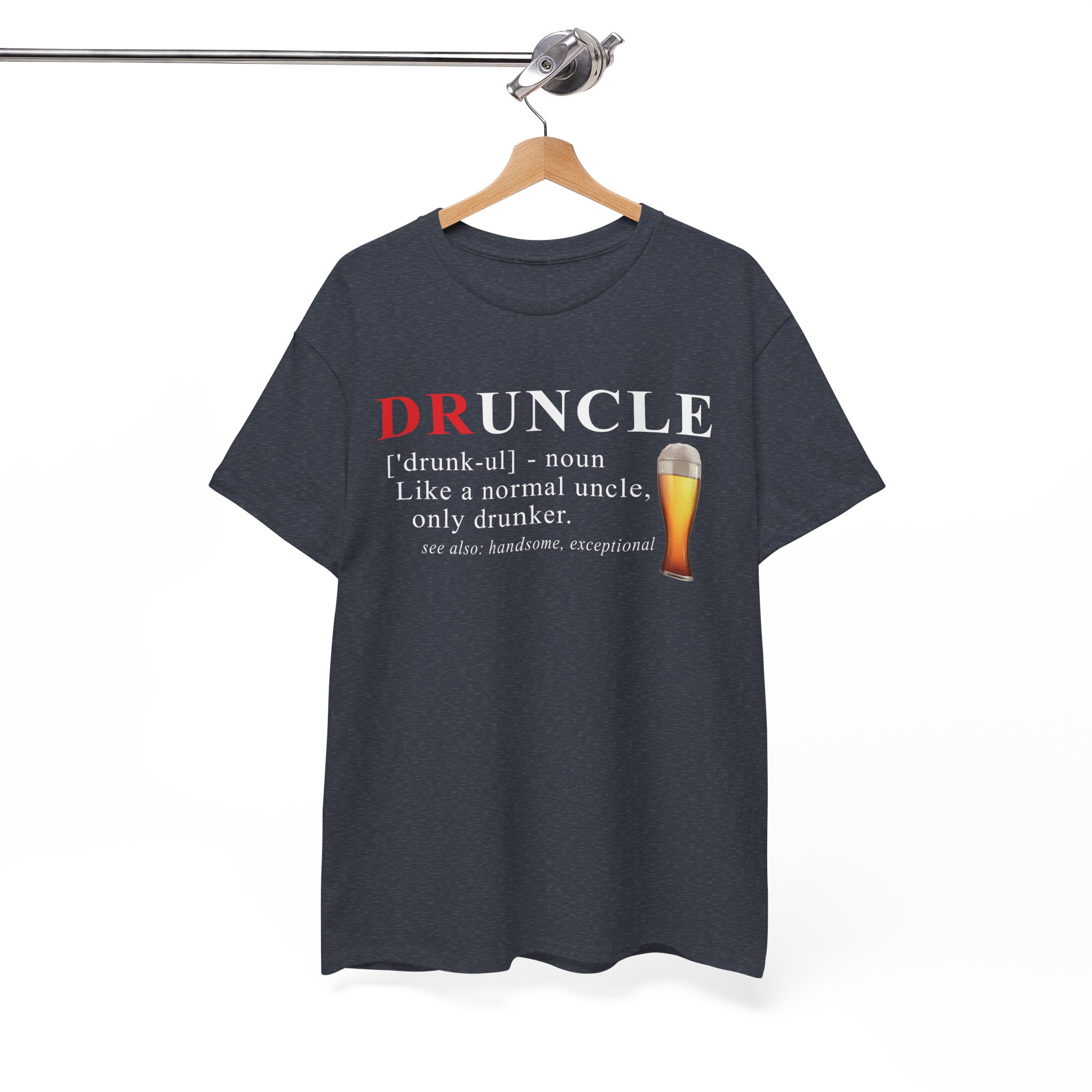 Druncle Definition Funny Beer Lover Uncle T-Shirt - Image 10