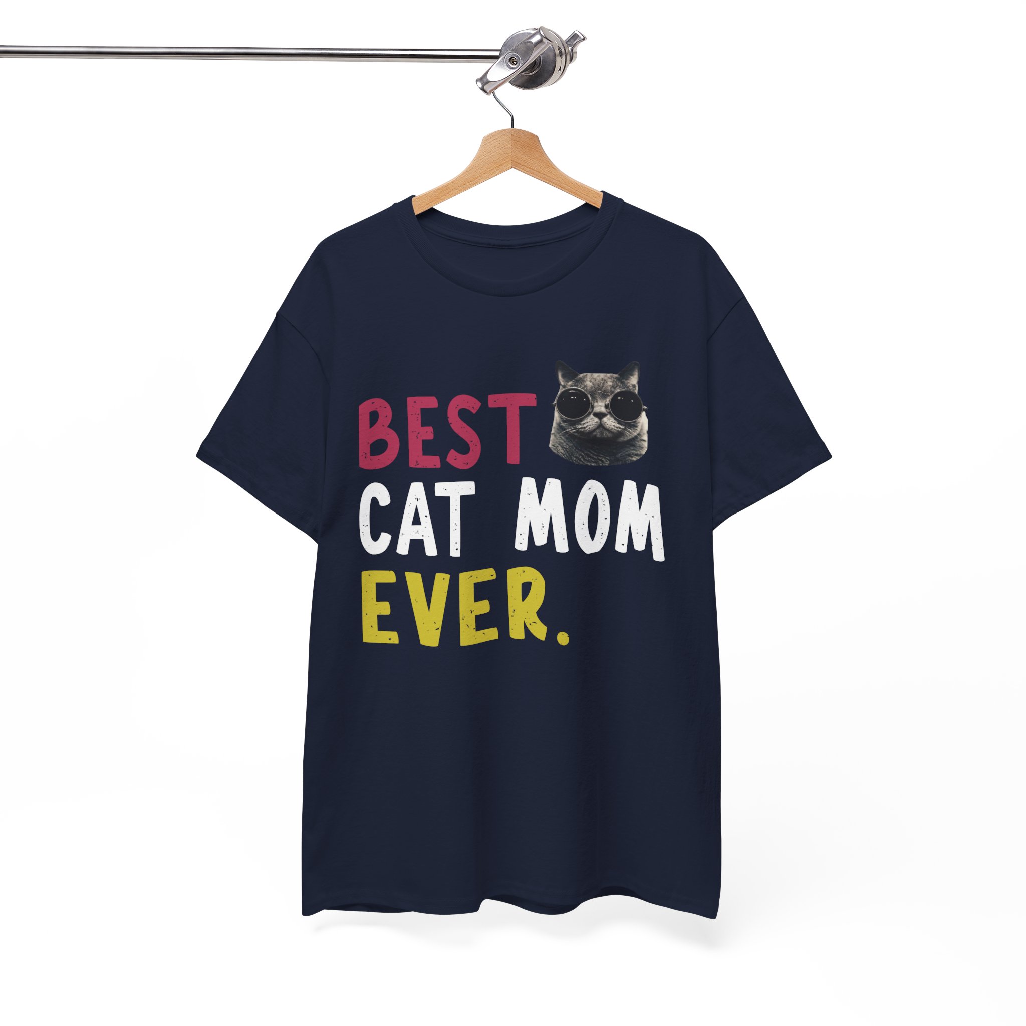 Best Cat Mom Ever Gift T-Shirt - Image 7