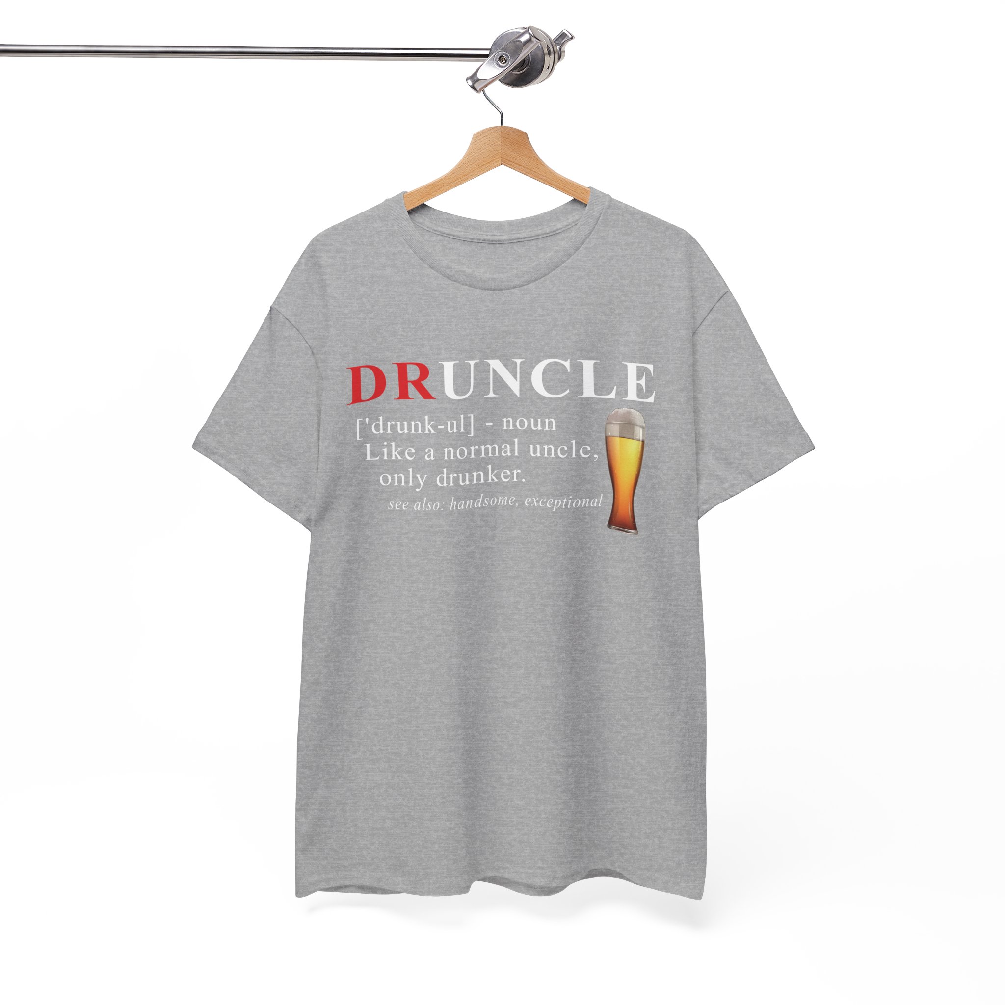 Druncle Definition Funny Beer Lover Uncle T-Shirt - Image 4