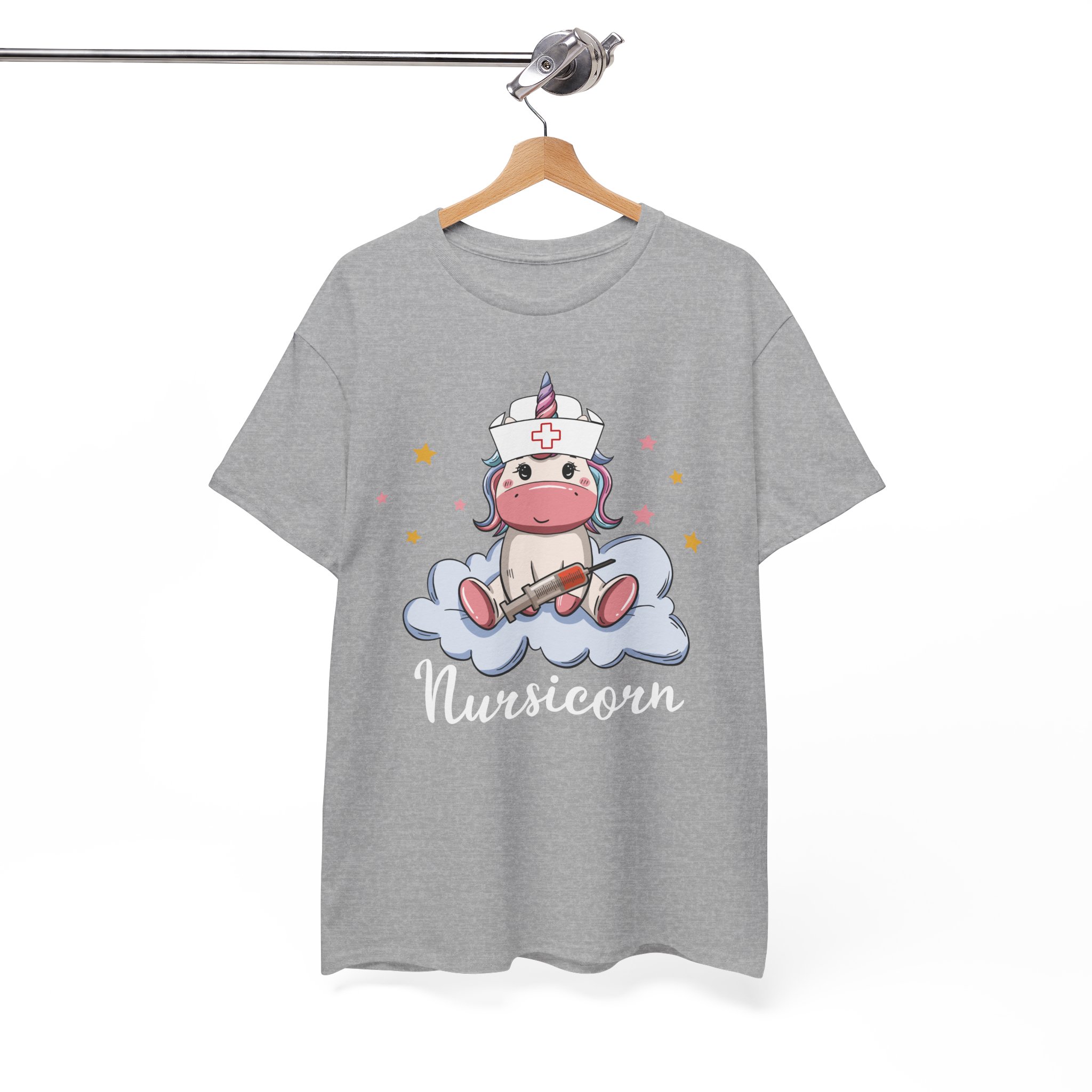 Unicorn Nurse Nursicorn T-Shirt - Image 4