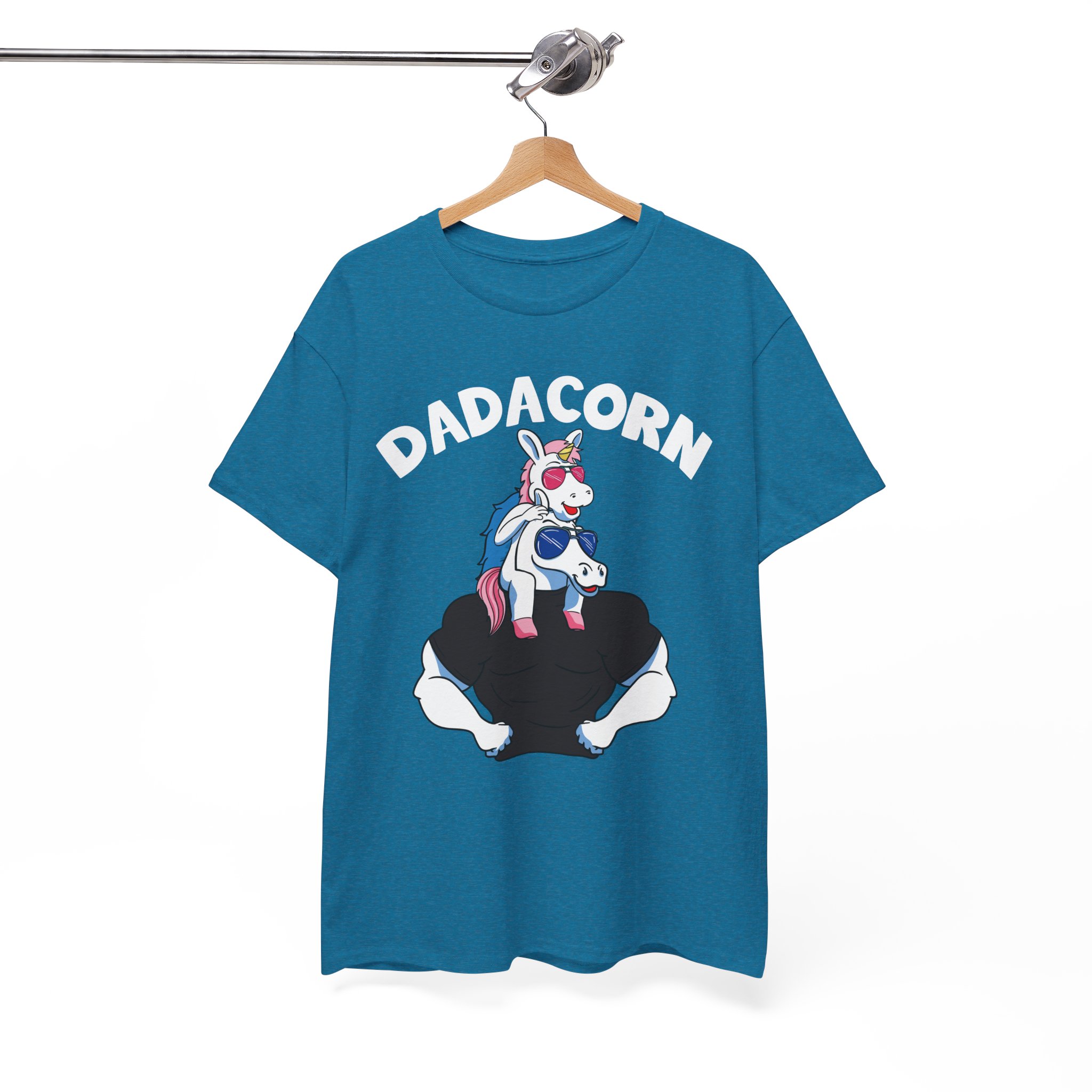Dadacorn Funny Unicorn Dad Tee for Father’s Day - Image 6