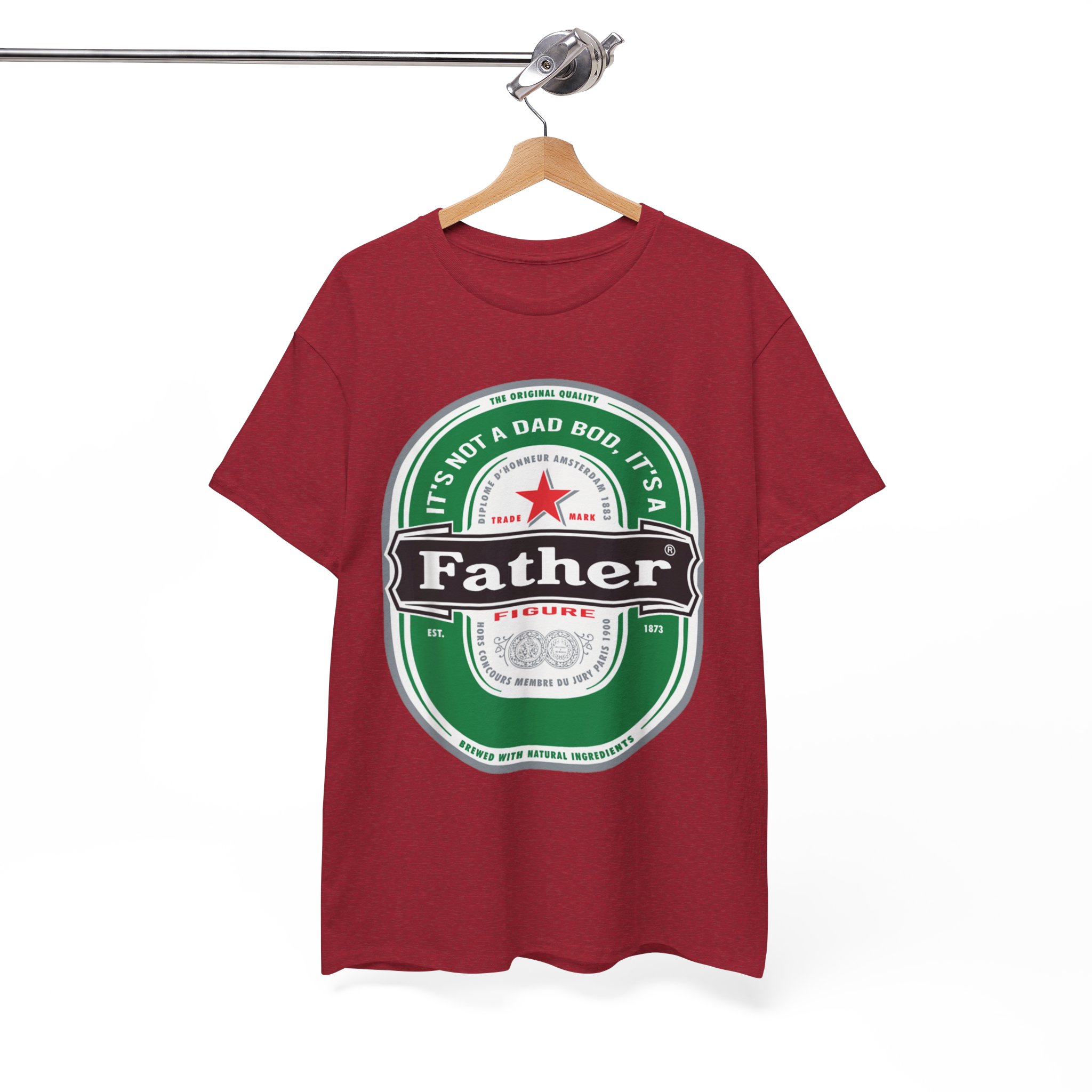 Father Beer Vintage Brewery Father's Day Gift T-Shirt - Image 13