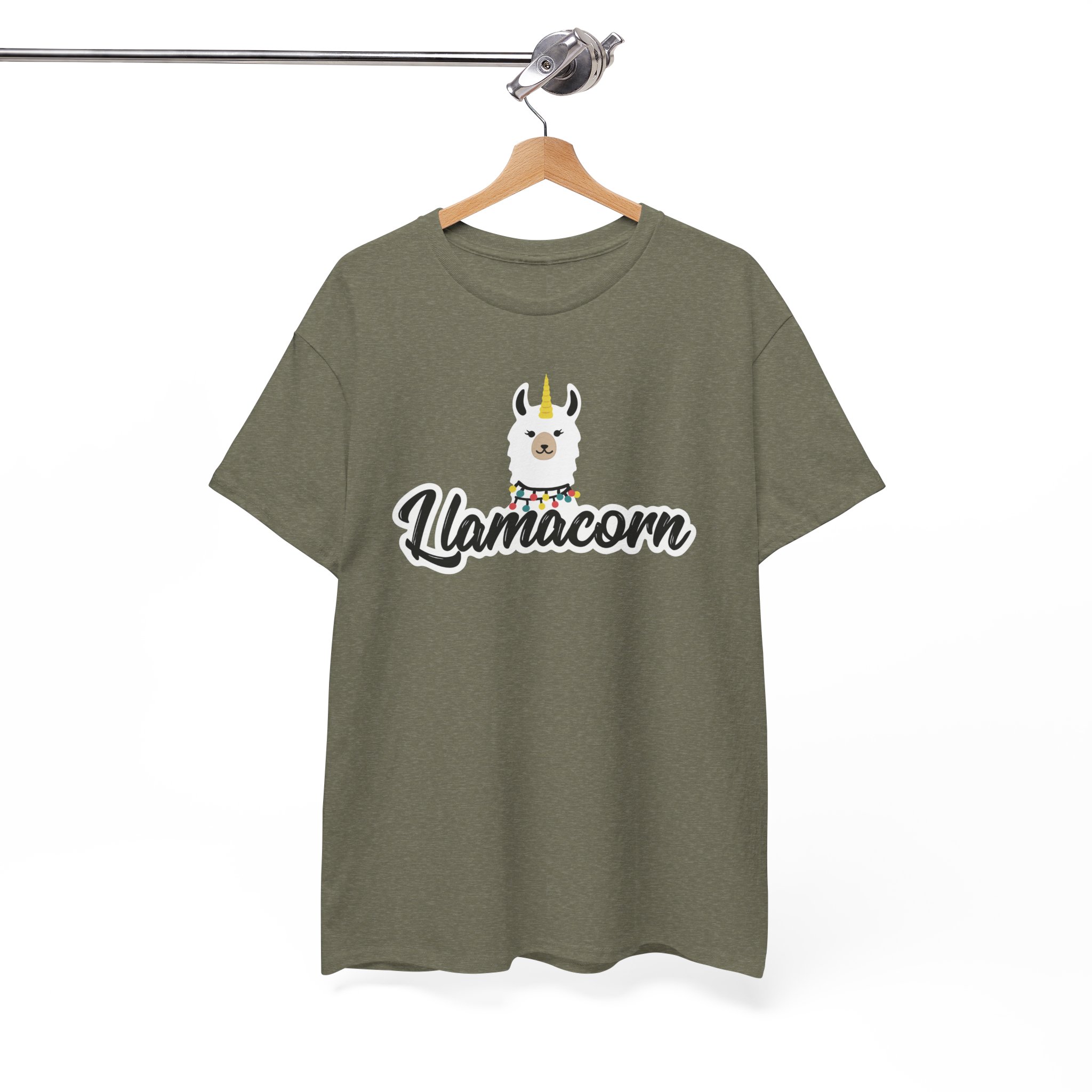 Llamacorn Graphic Tee - Cute Llama Unicorn Shirt - Image 4