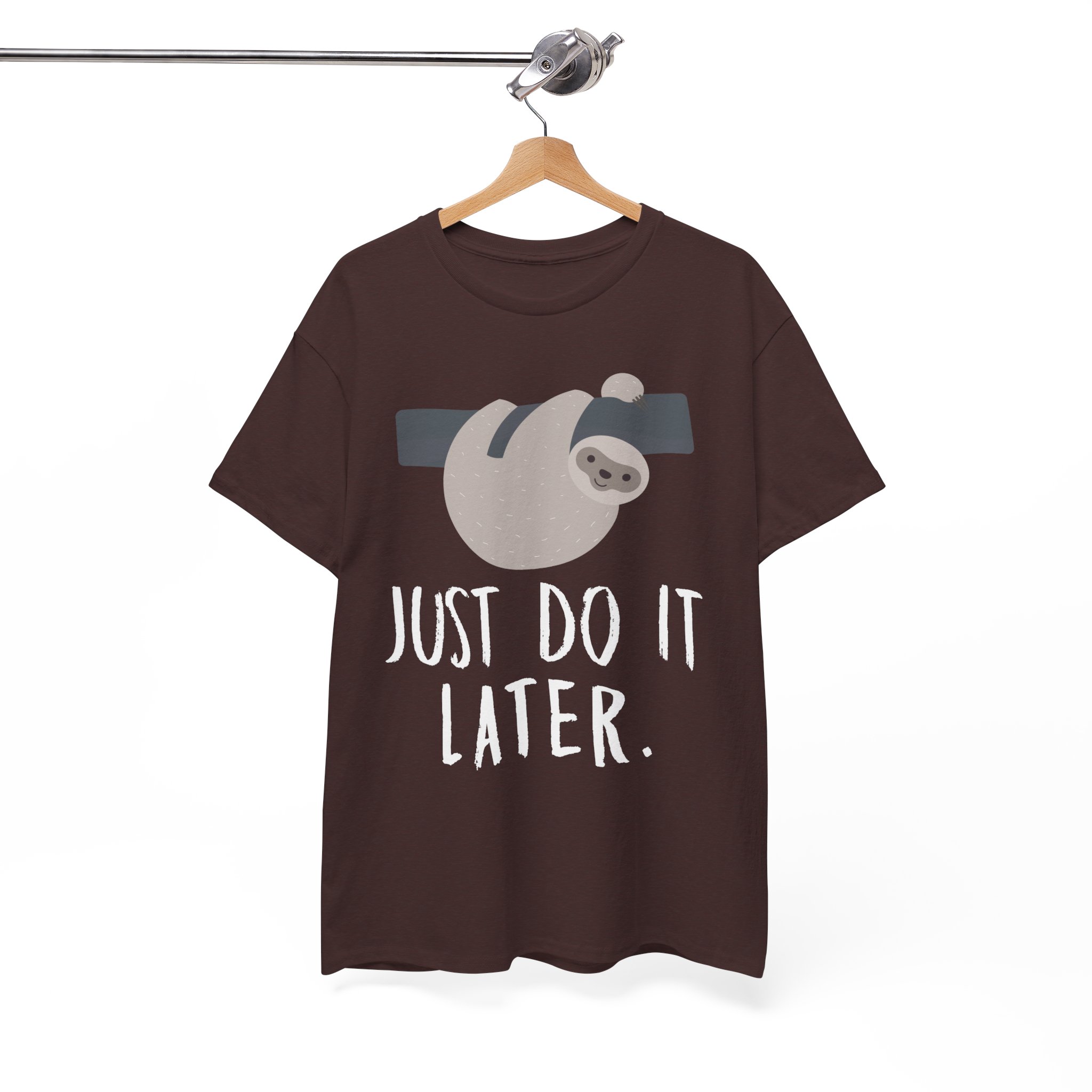 Just Do It Later Sloth T-Shirt - Image 2