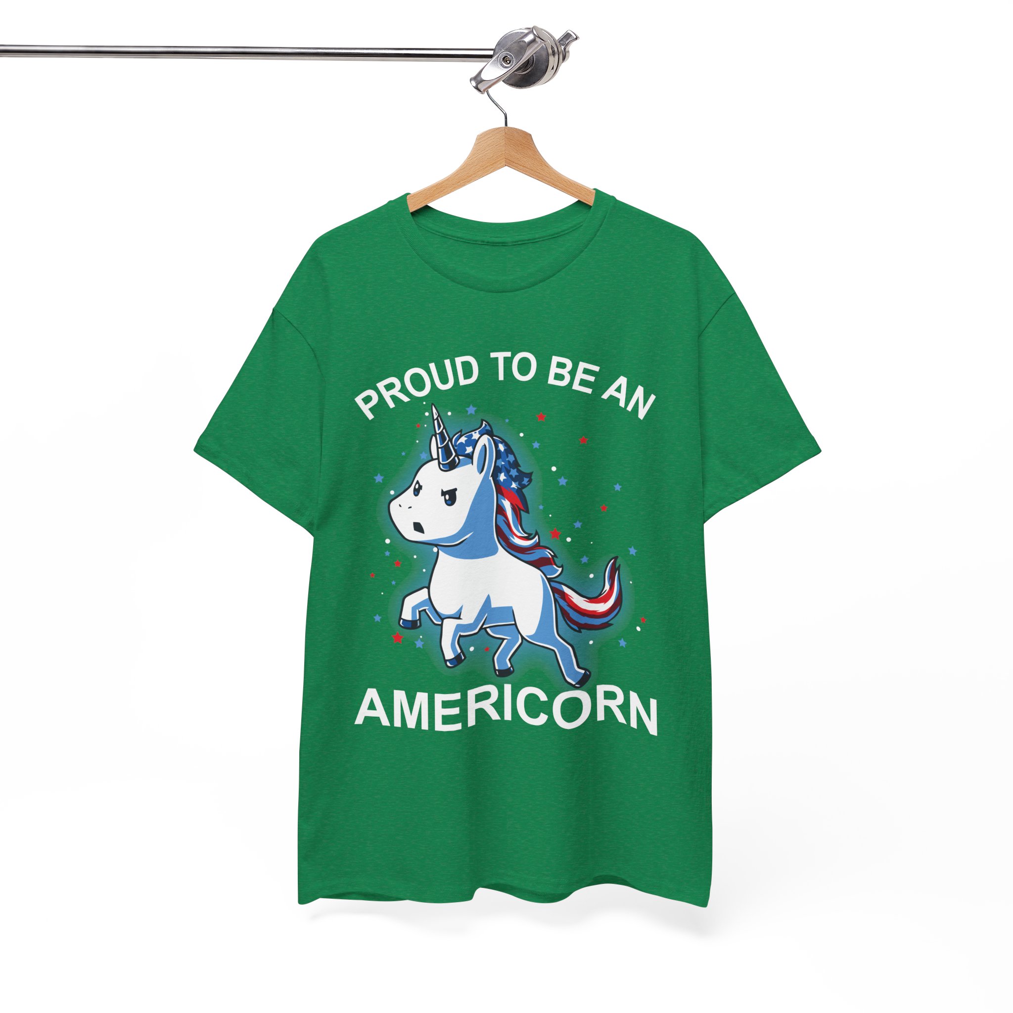 Proud to Be an American Patriotic Unicorn Tee - Image 4