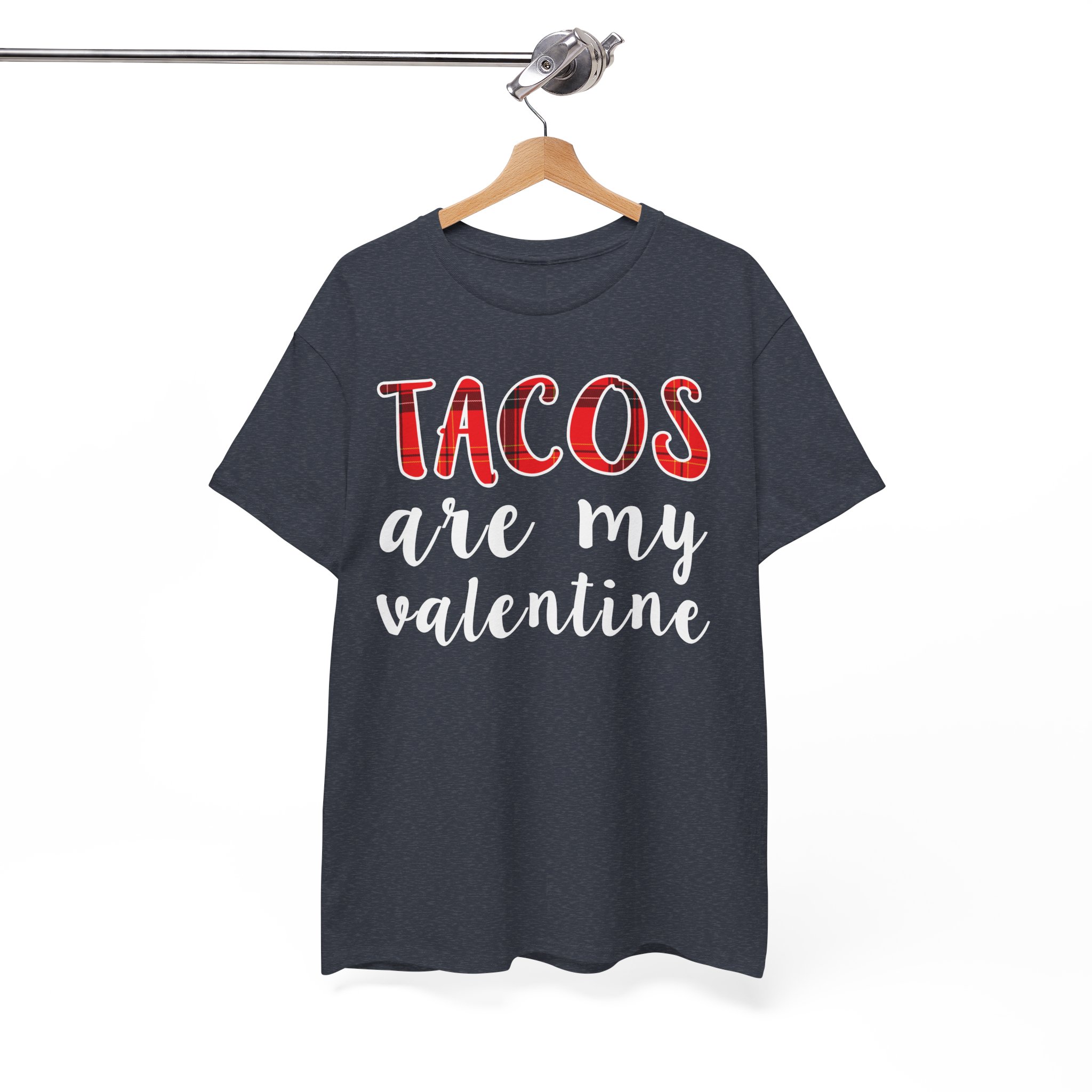 Tacos Are My Valentine Funny Valentine’s Day Tee - Image 9