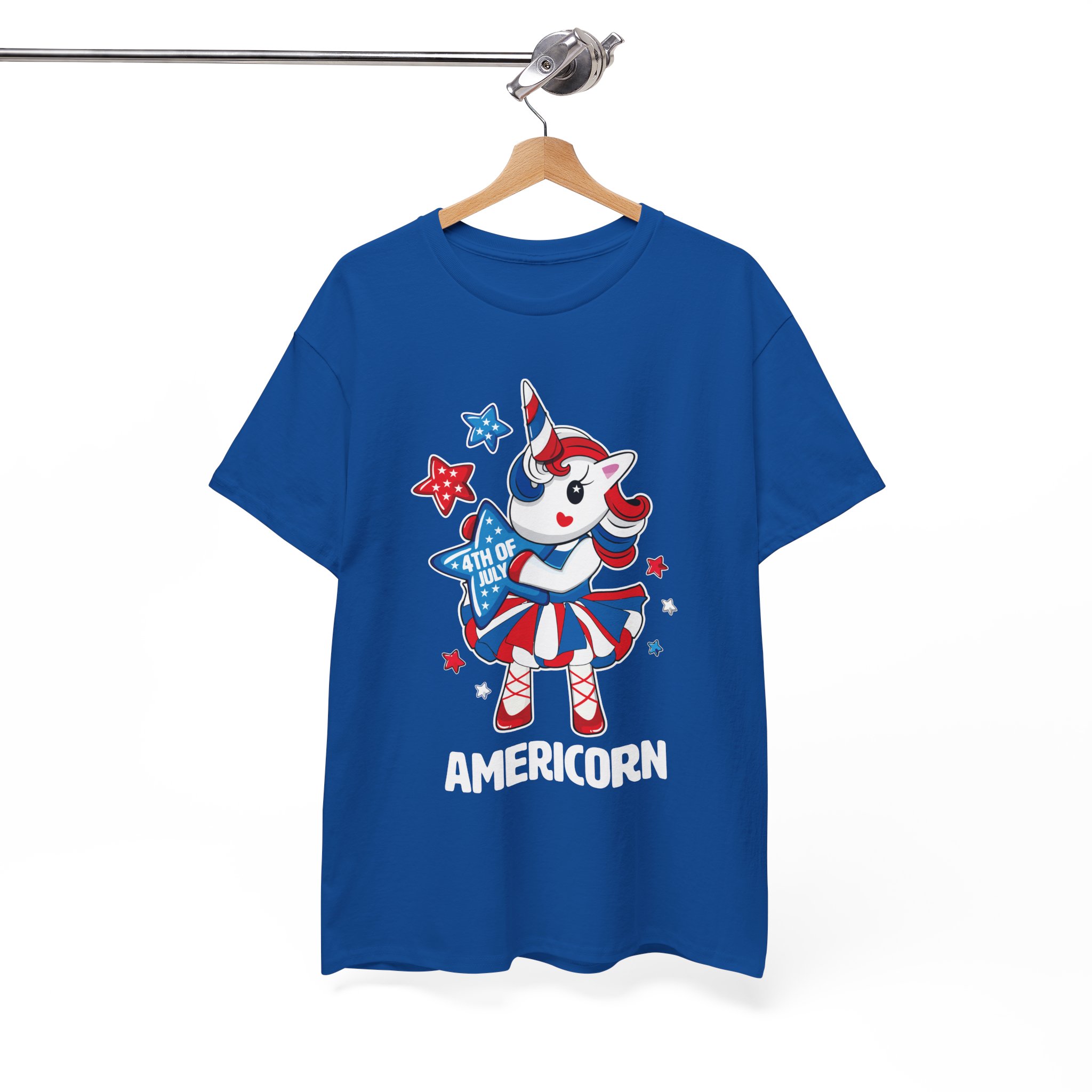 Americorn Patriotic T-Shirt – 4th of July Unicorn Tee - Image 7