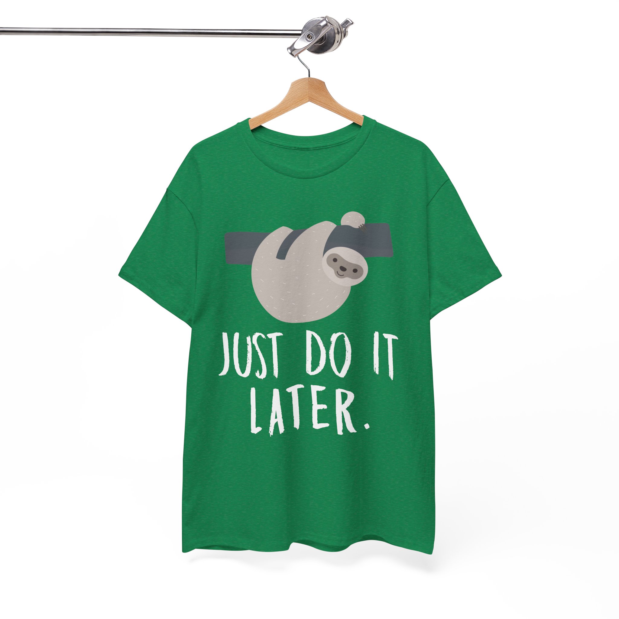 Just Do It Later Sloth T-Shirt - Image 4