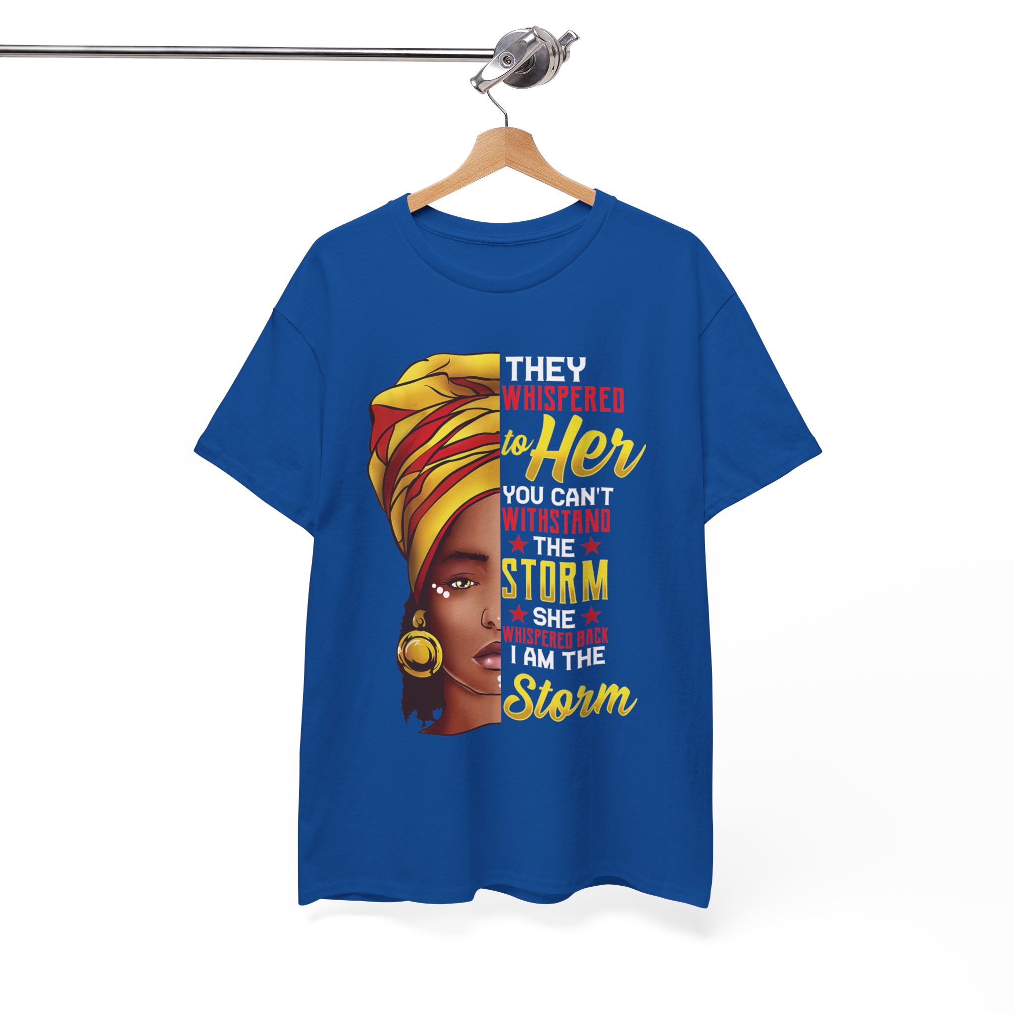 They Whispered to Her You Can’t Weather the Storm Black T‑Shirt - Image 6