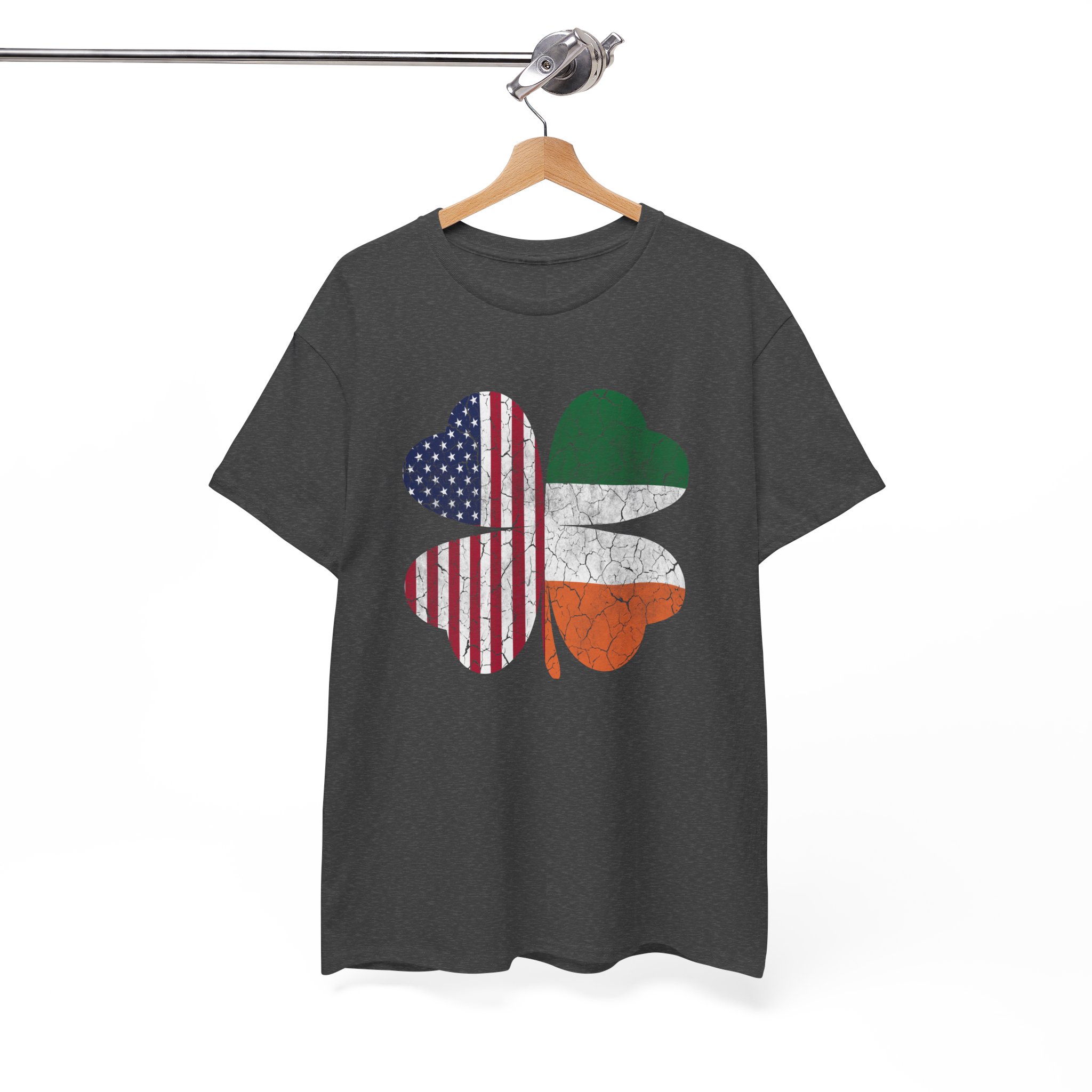 St. Patrick's Irish American Shamrock T-Shirt - Image 5