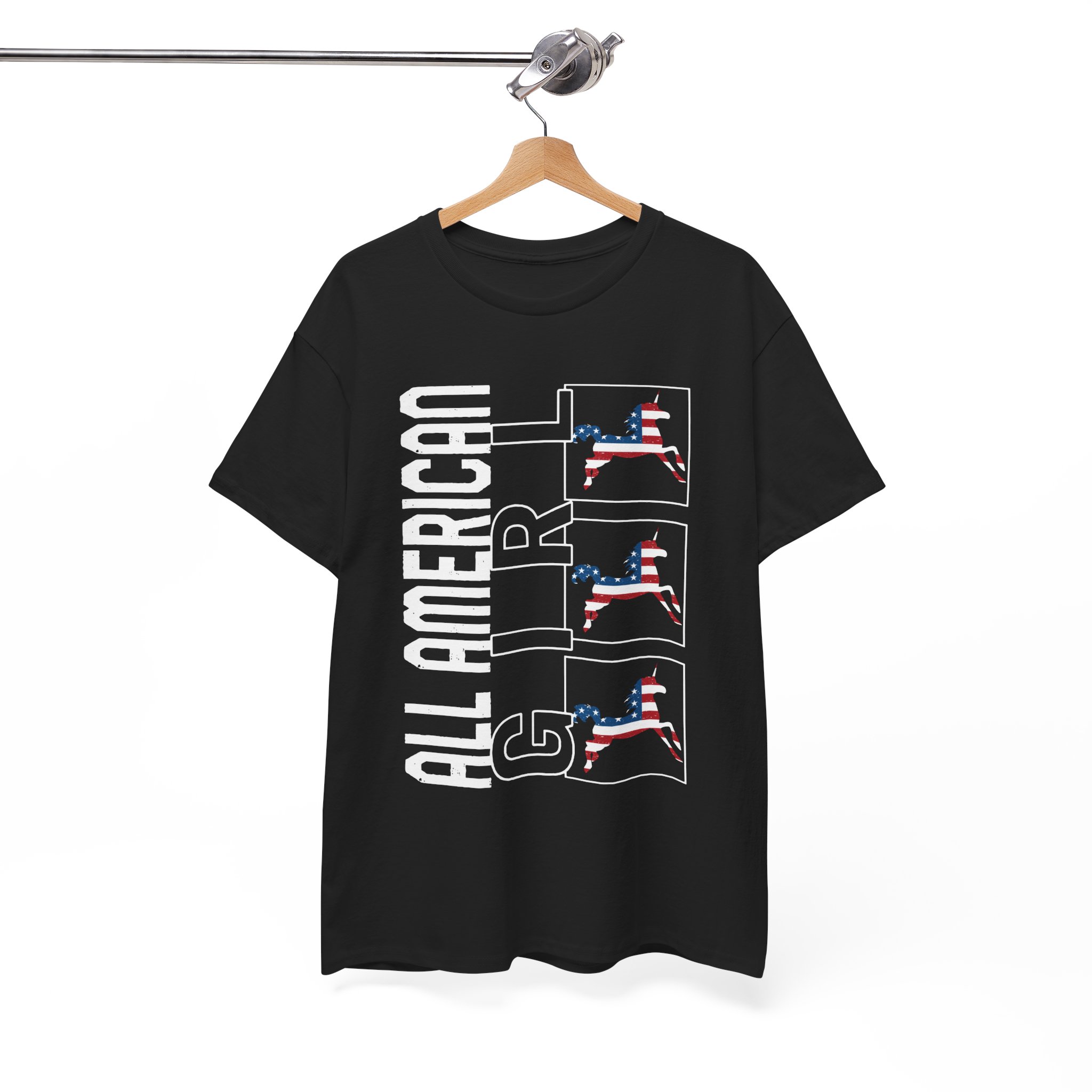 All American Girl Patriotic USA 4th Of July T‑Shirt - Image 3