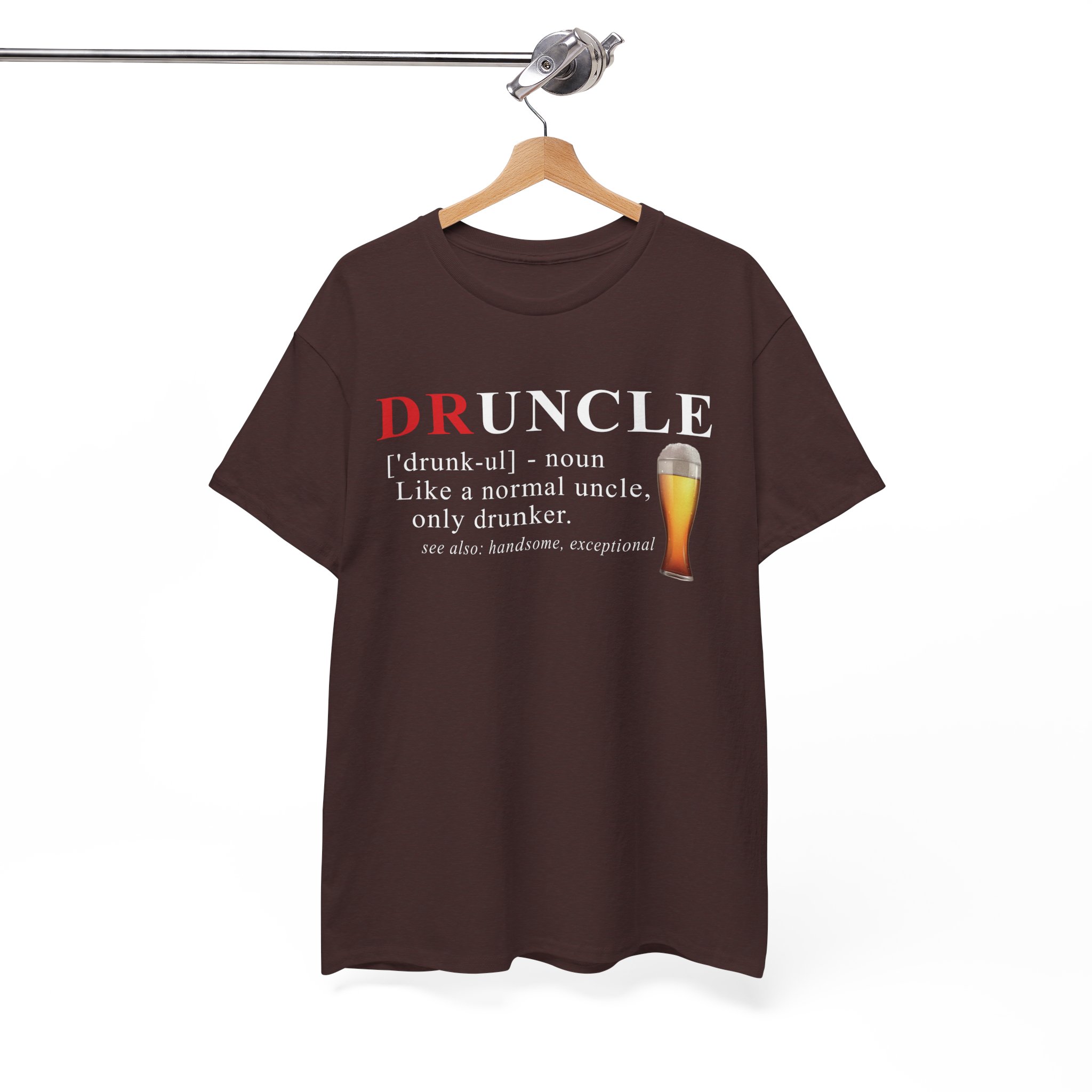 Druncle Definition Funny Beer Lover Uncle T-Shirt - Image 2