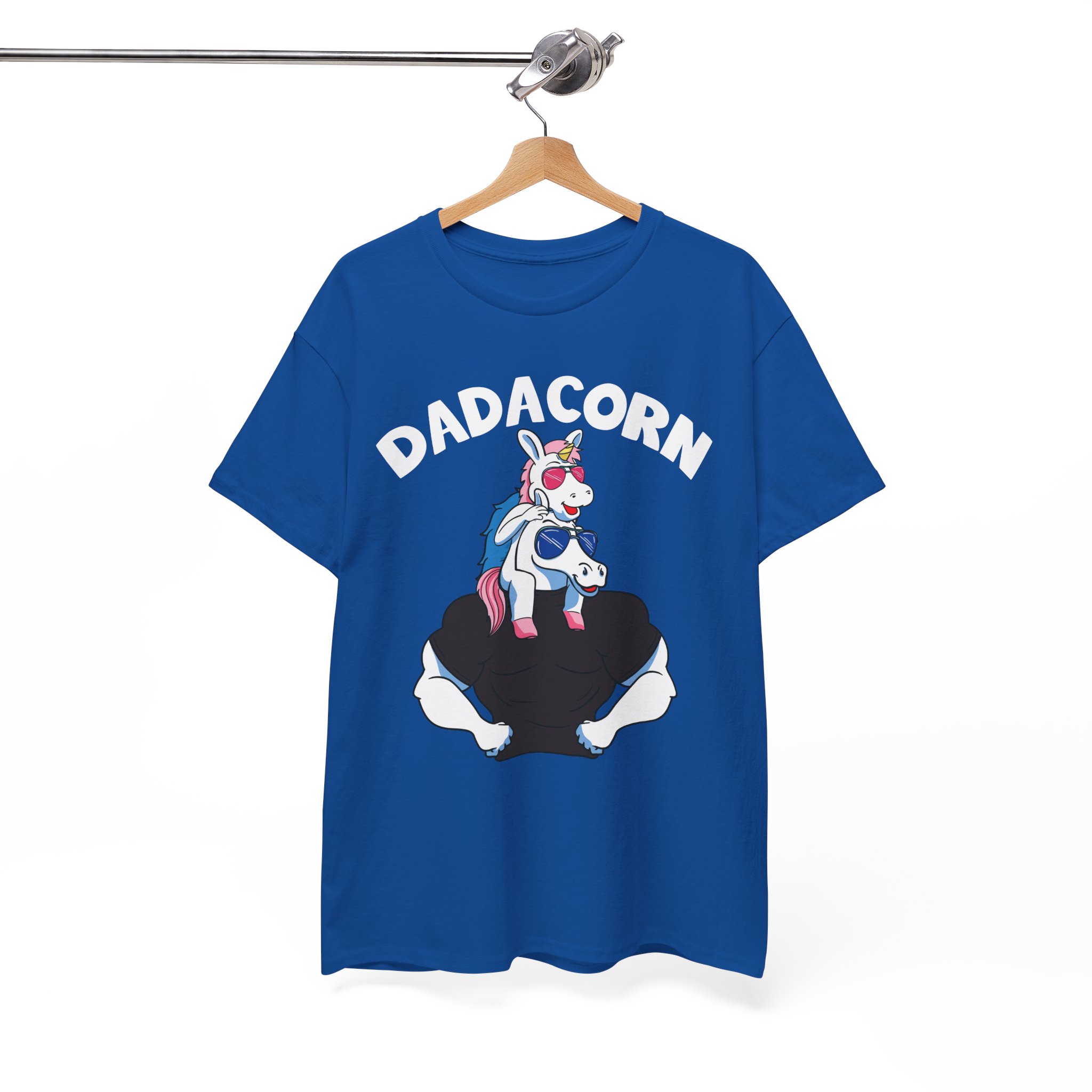 Dadacorn Funny Unicorn Dad Tee for Father’s Day - Image 7