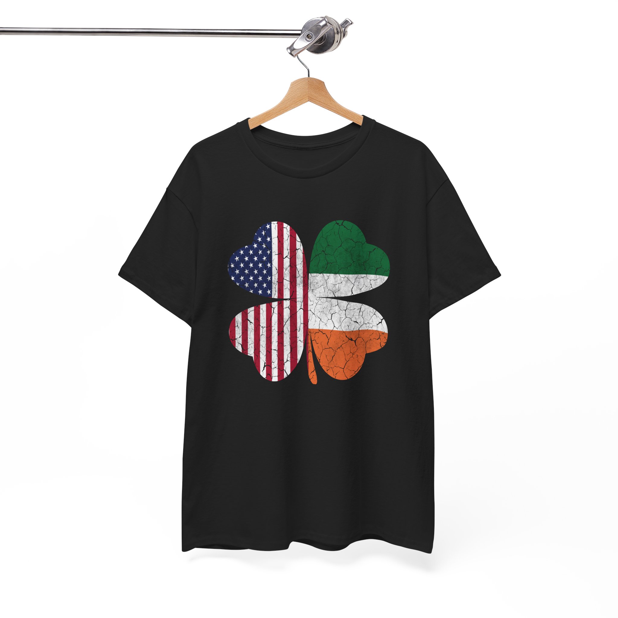 St. Patrick's Irish American Shamrock T-Shirt - Image 2