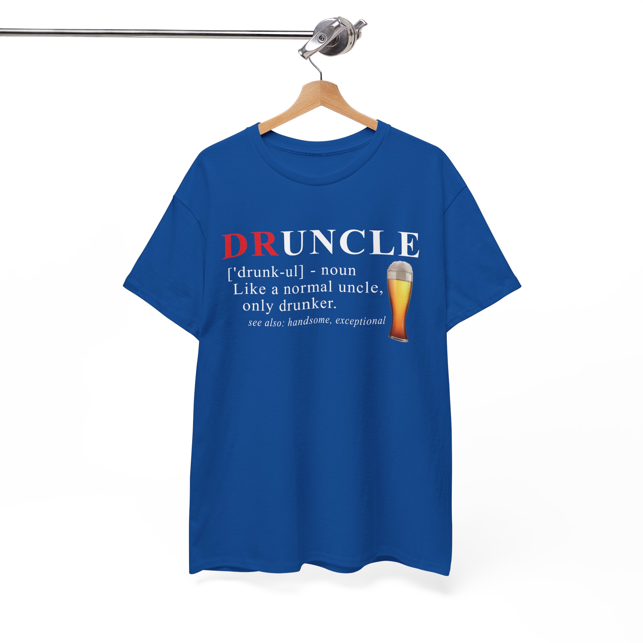 Druncle Definition Funny Beer Lover Uncle T-Shirt - Image 8