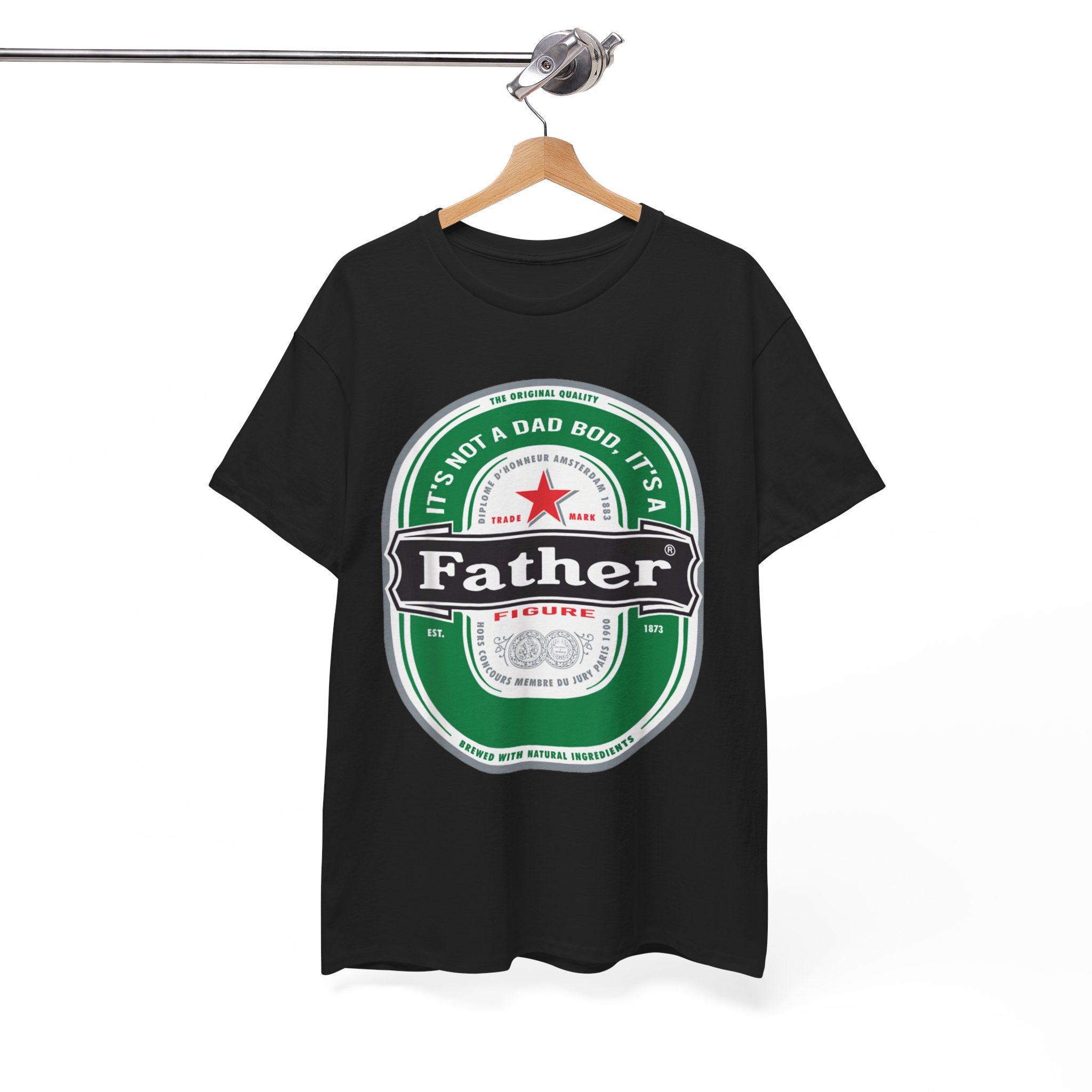 Father Beer Vintage Brewery Father's Day Gift T-Shirt - Image 4