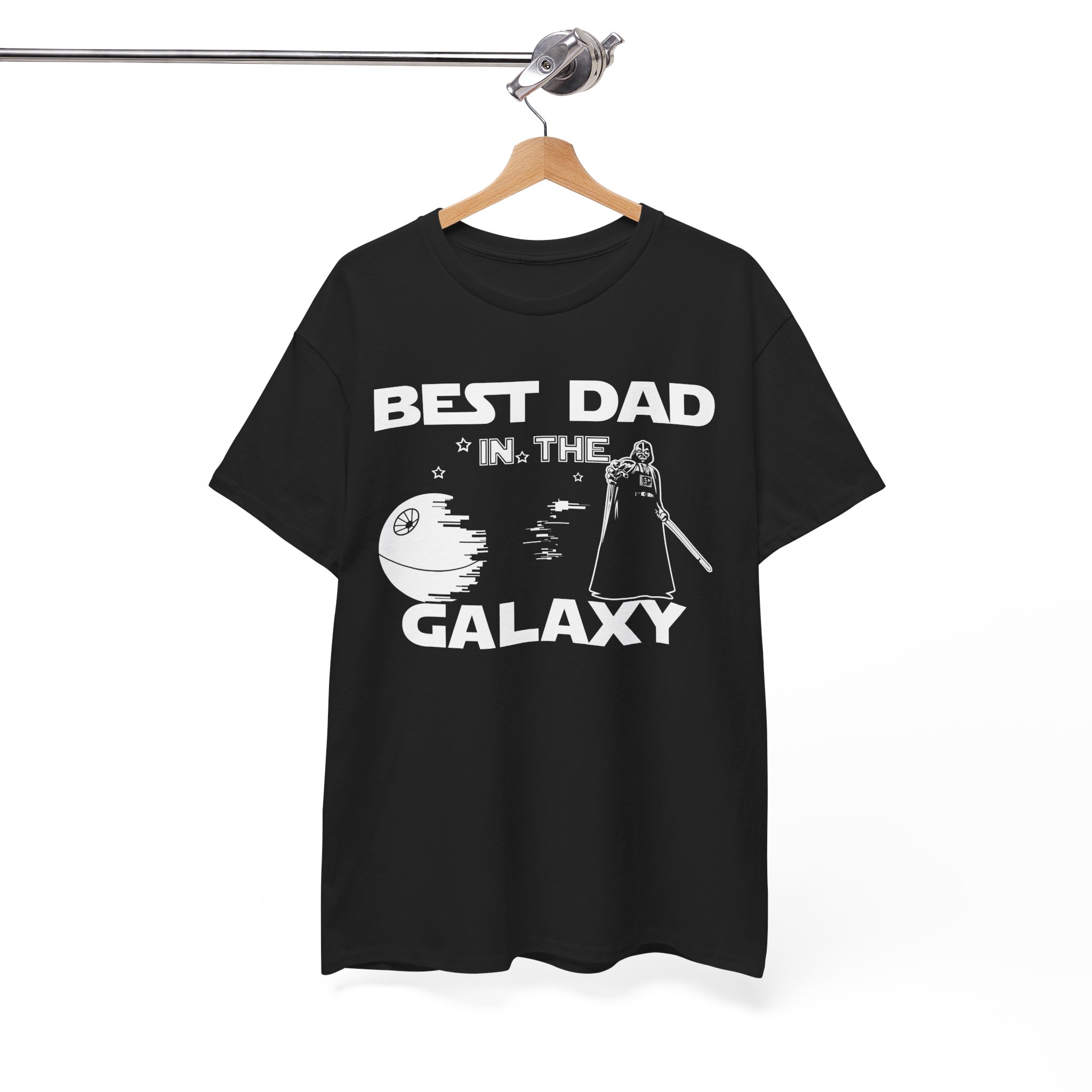 Best Dad in the Galaxy Father's Day Gift T-Shirt - Image 2