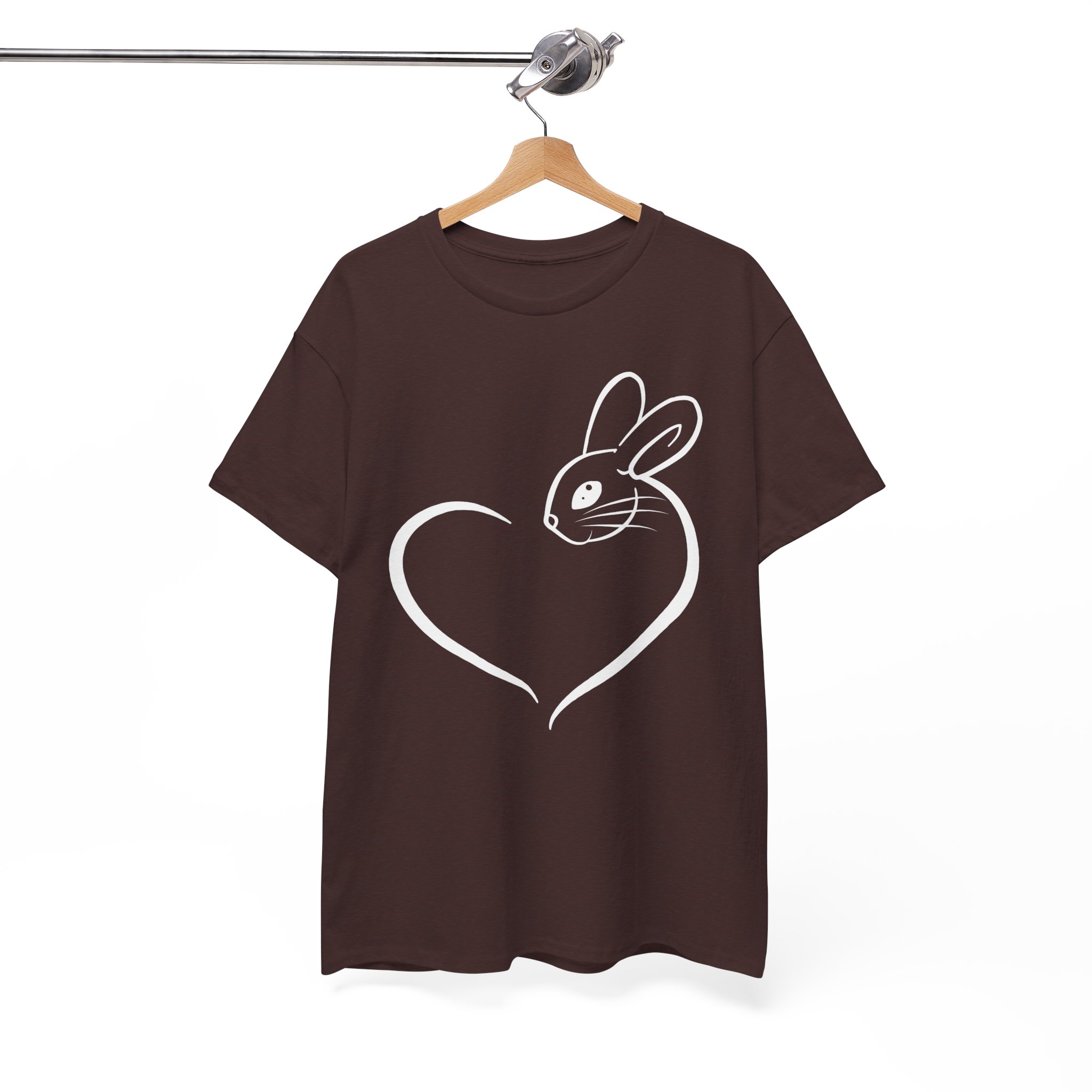 Bunny Rabbit Heart Love T‑Shirt - Image 2