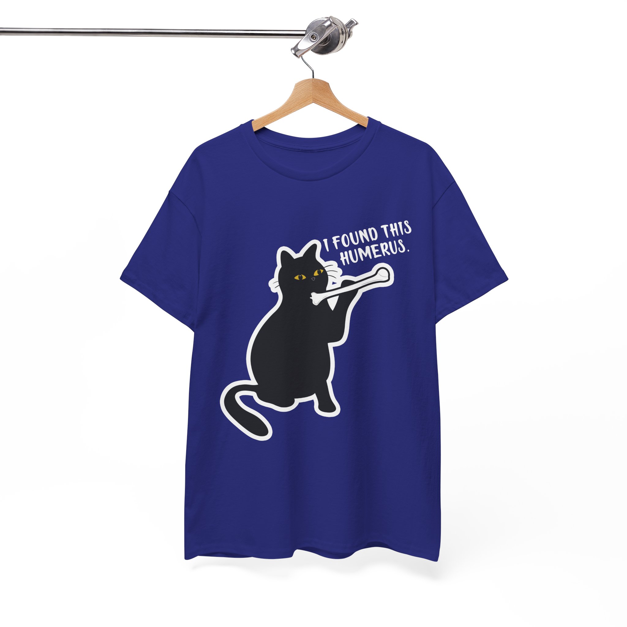 I Found This Humerus Funny Cat Anatomy Skeleton T-Shirt - Image 10