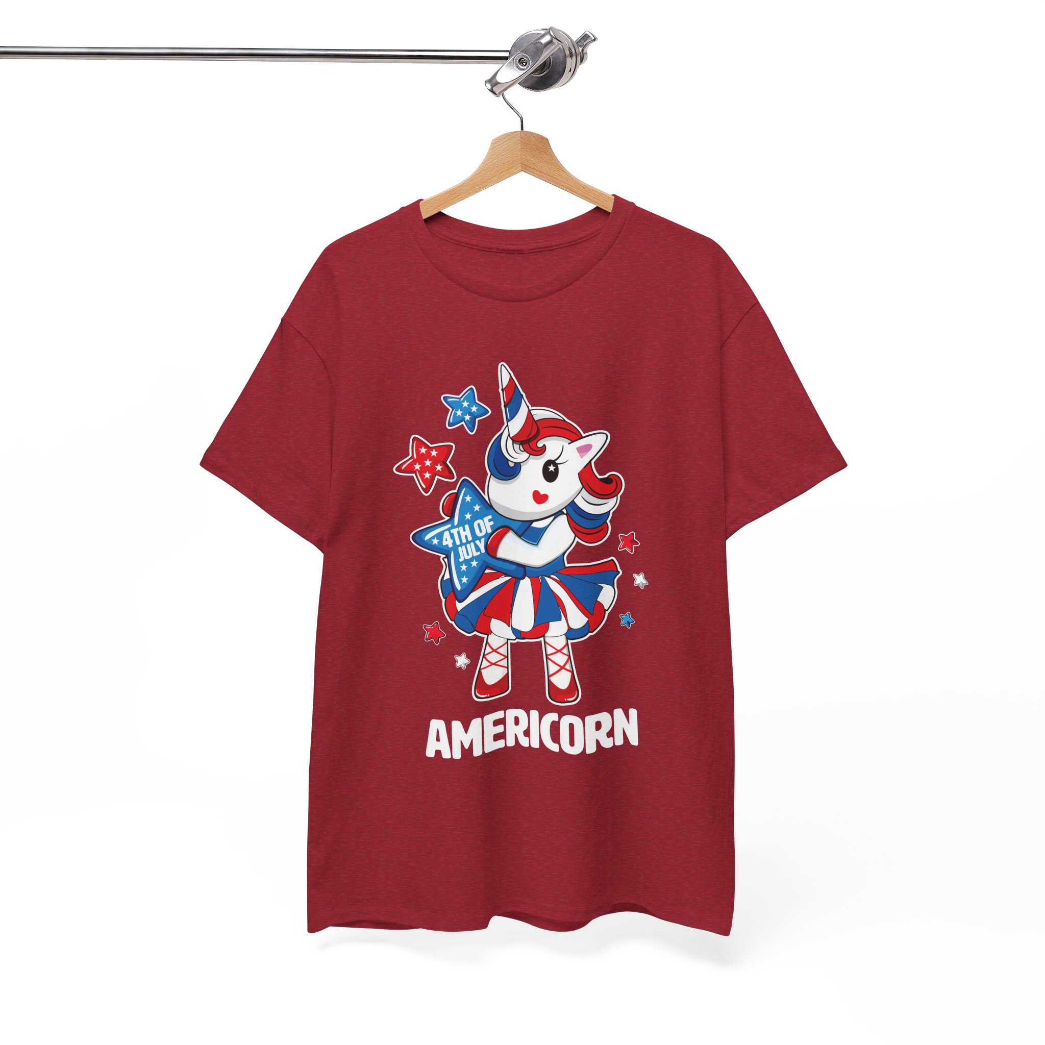 Americorn Patriotic T-Shirt – 4th of July Unicorn Tee - Image 11