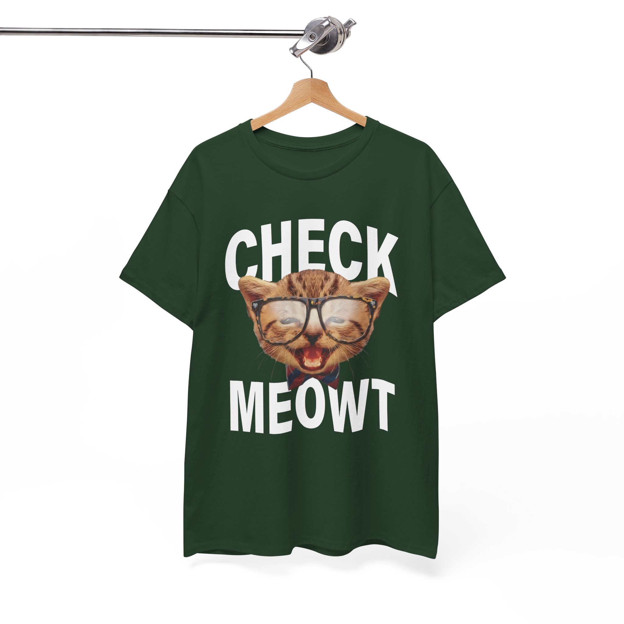 Check Meowt Cat Lover T-Shirt - Image 3