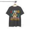 Grandpaw Like a Regular Grandpa But Cooler Retro Paw T-Shirt
