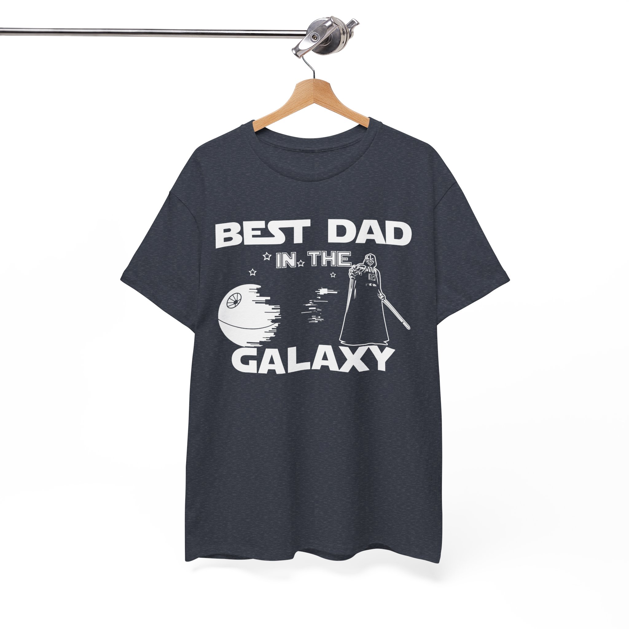 Best Dad in the Galaxy Father's Day Gift T-Shirt - Image 9