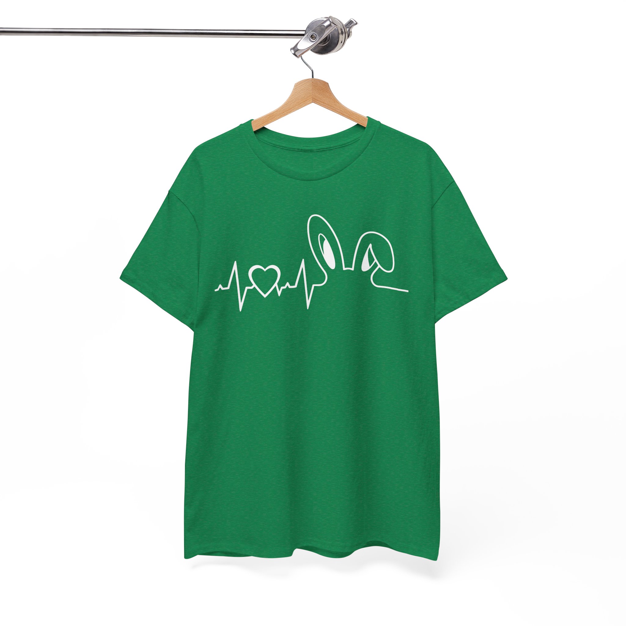 Bunny Heartbeat T‑Shirt for Pet Lover Tee - Image 6